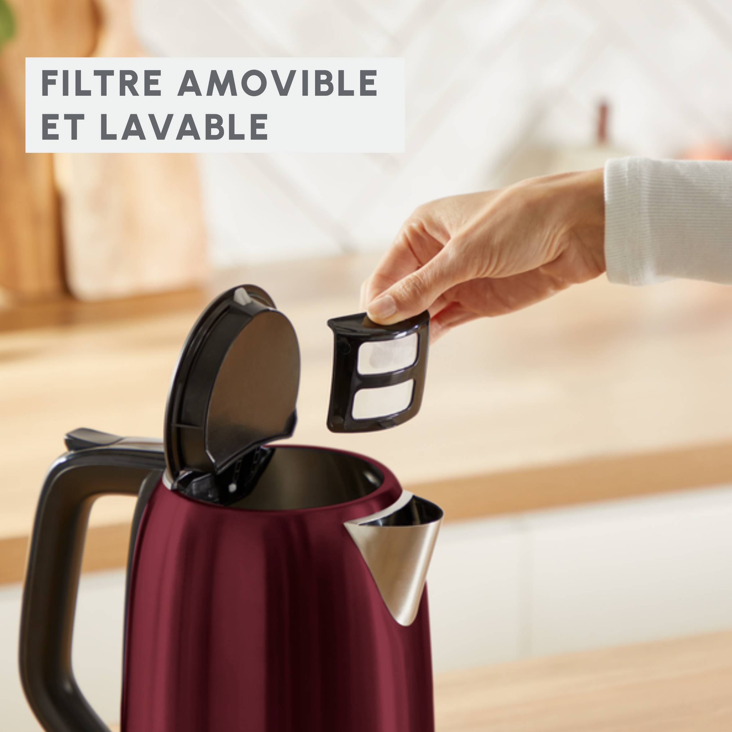 Subito, Bouilloire électrique, Indicateur 1 tasse, Ouverture à une main