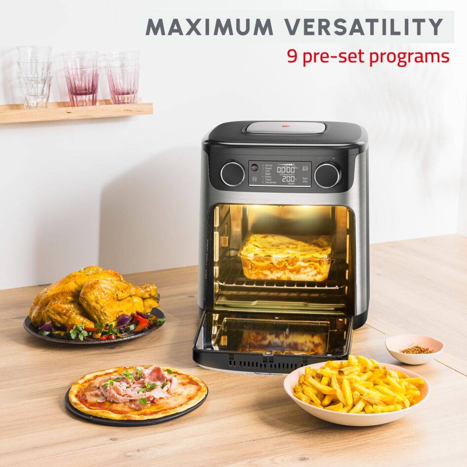 Easy Fry Multifunction AL556DF0 Air fryer 9-in-1 - 9 programma's - 15 L