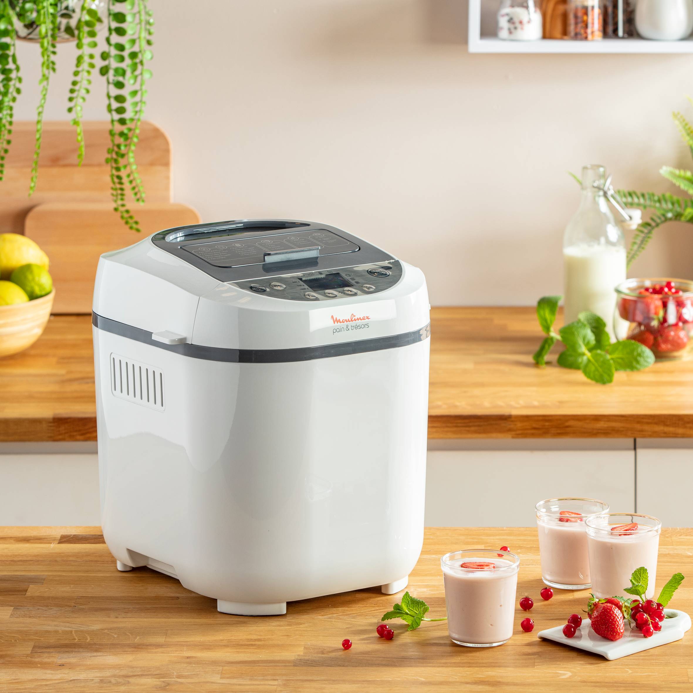 Pain & Trésors OW250110 Broodbakmachine - 20 automatische programma's - Dispenser voor noten & rozijnen