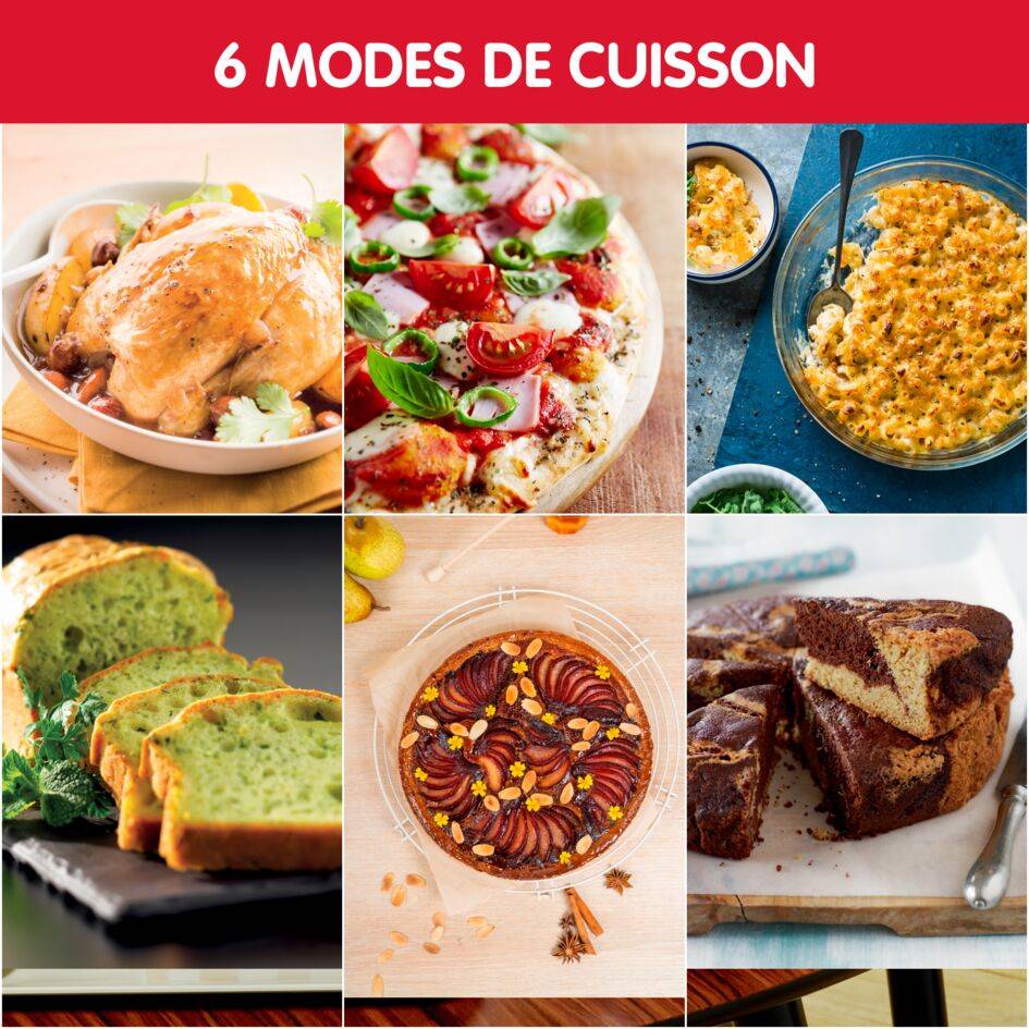Optimo OX444810 Four - 19L - 6 modes de cuisson - 1.380W