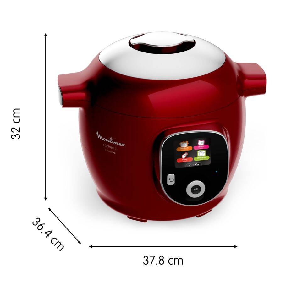 Cookeo+ Connect CE86F510 Intelligente hogedruk multicooker - 6 programma's - Oneindig aantal recepten - Geconnecteerd