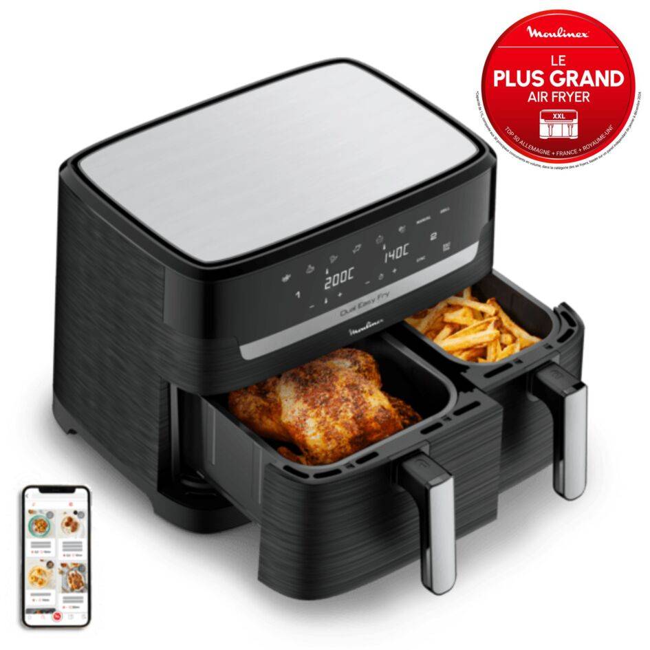 FRITEUSE A AIR DUAL EASY FRY 8,3 L