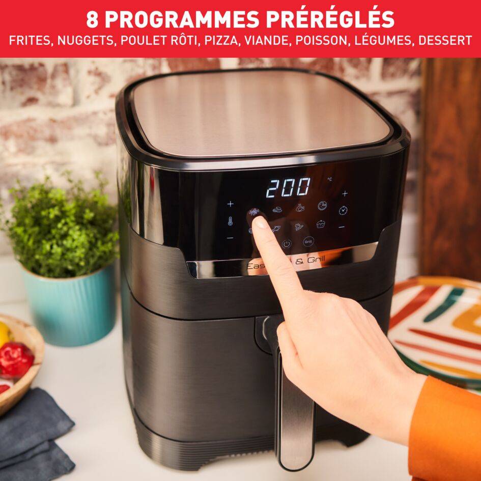 Easy Fry & Grill EZ505810 Air fryer - 8 programmes - 4,6L