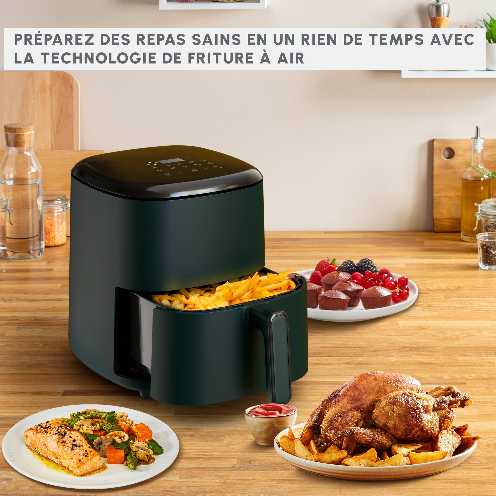 Easy Fry Max EZ245320 Air fryer - 10 programmes - 5L