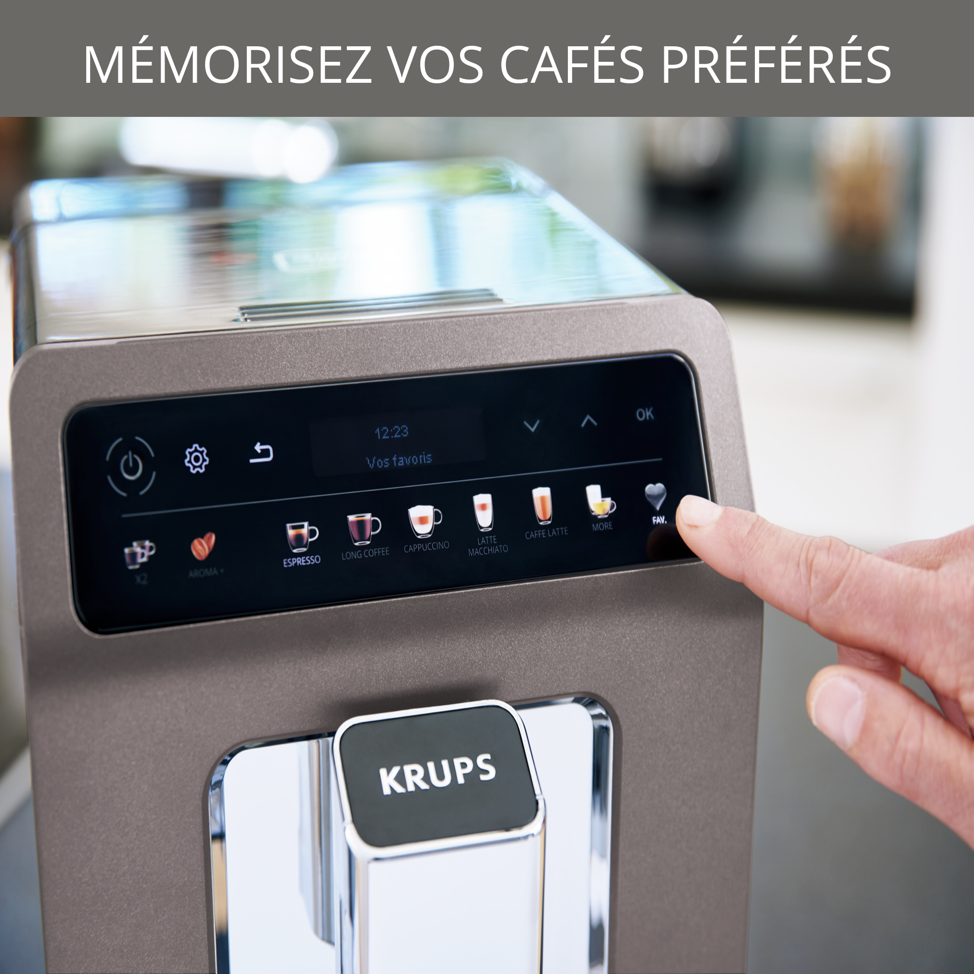 Evidence One EA895E10 Machine à Espresso automatique à grains - 12 recettes de café - 2,5 L