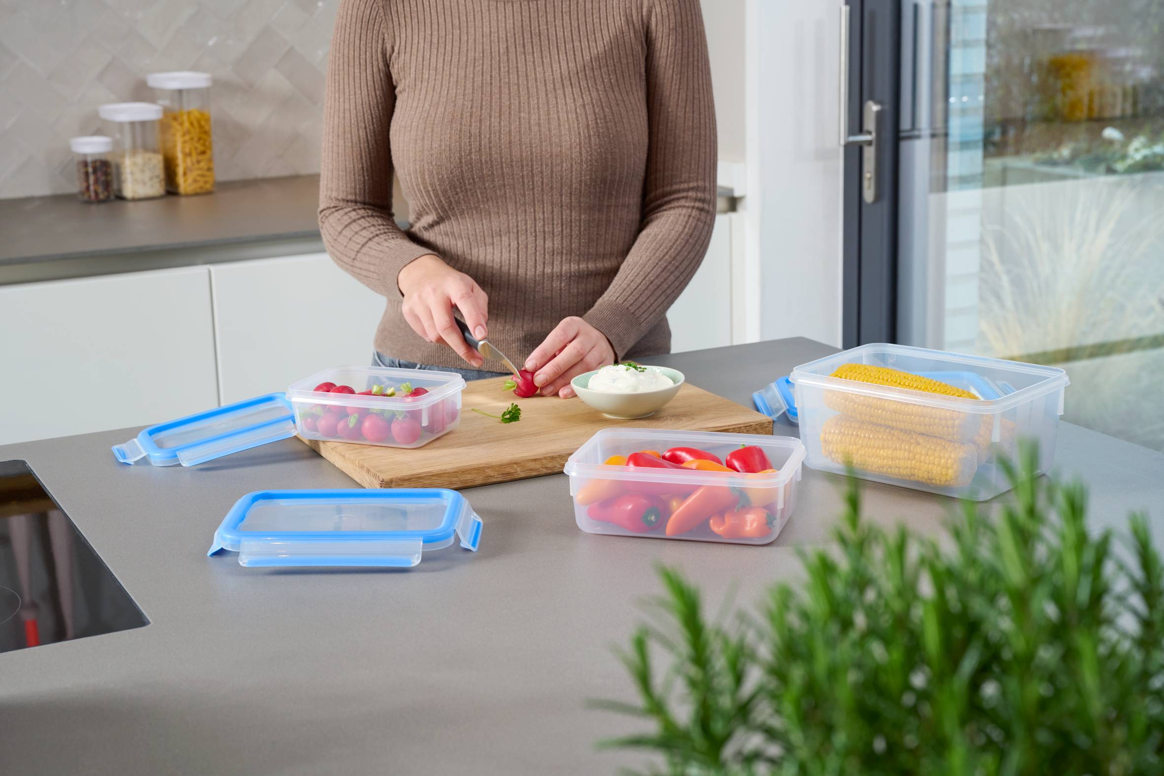 MasterSeal Fresh N1031451 Set de 9 boîtes de conservation de 0,15L à 2,2L