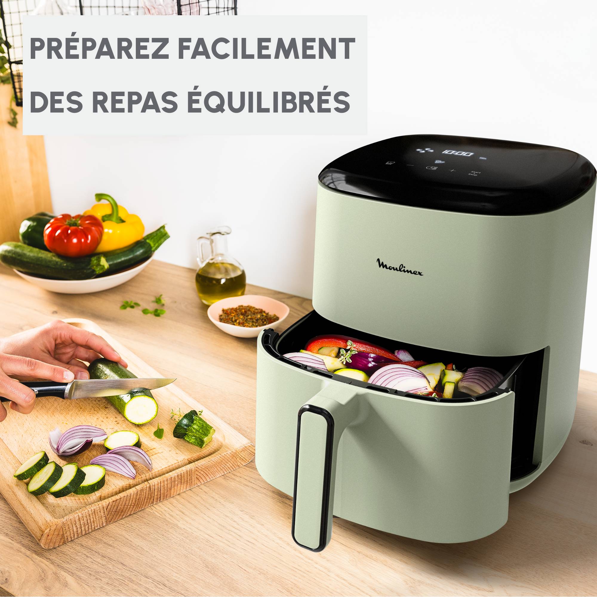 Easy Fry Max EcoDesign EZ24ELF0 Air fryer - 10 programmes - 5L