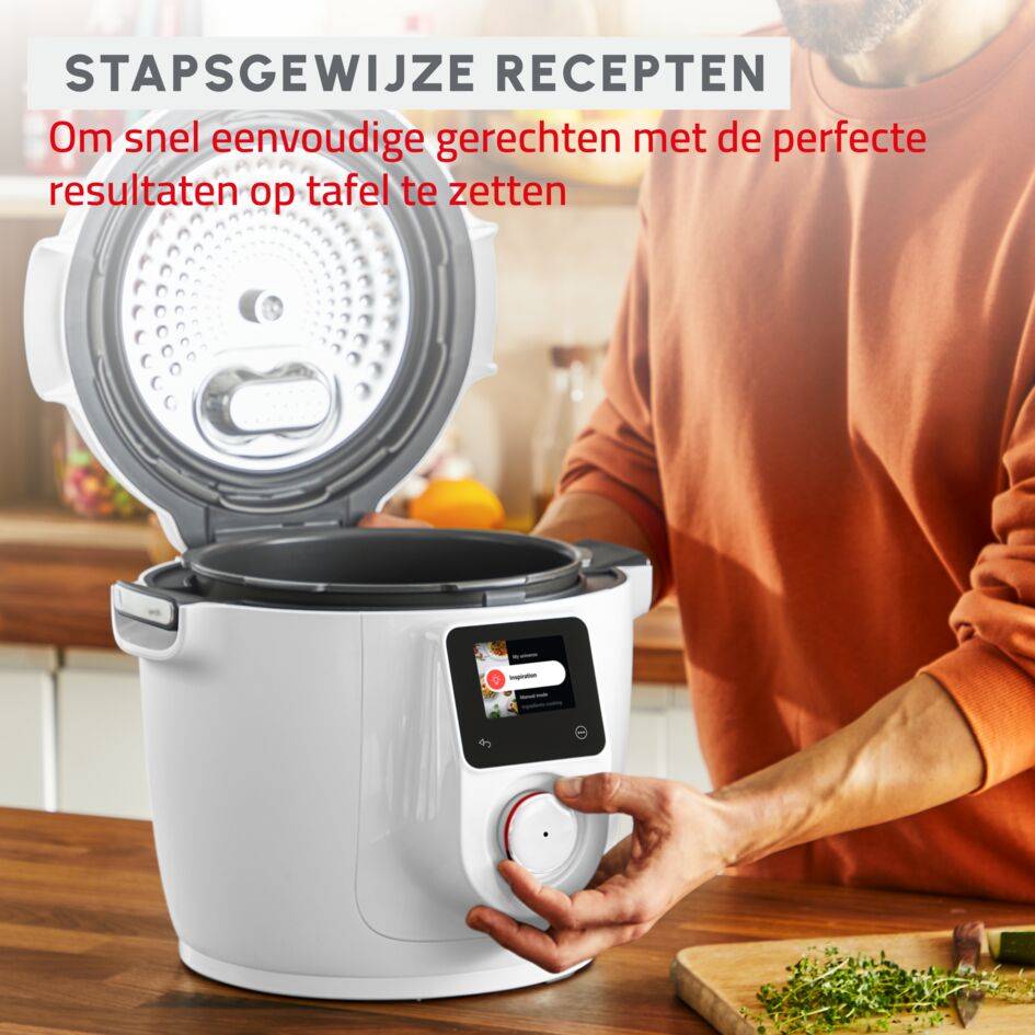 Cookeo Wifi 9-in-1 CE952110 Intelligente hogedruk multicooker - 9 programma's - Oneindig aantal recepten - Geconnecteerd