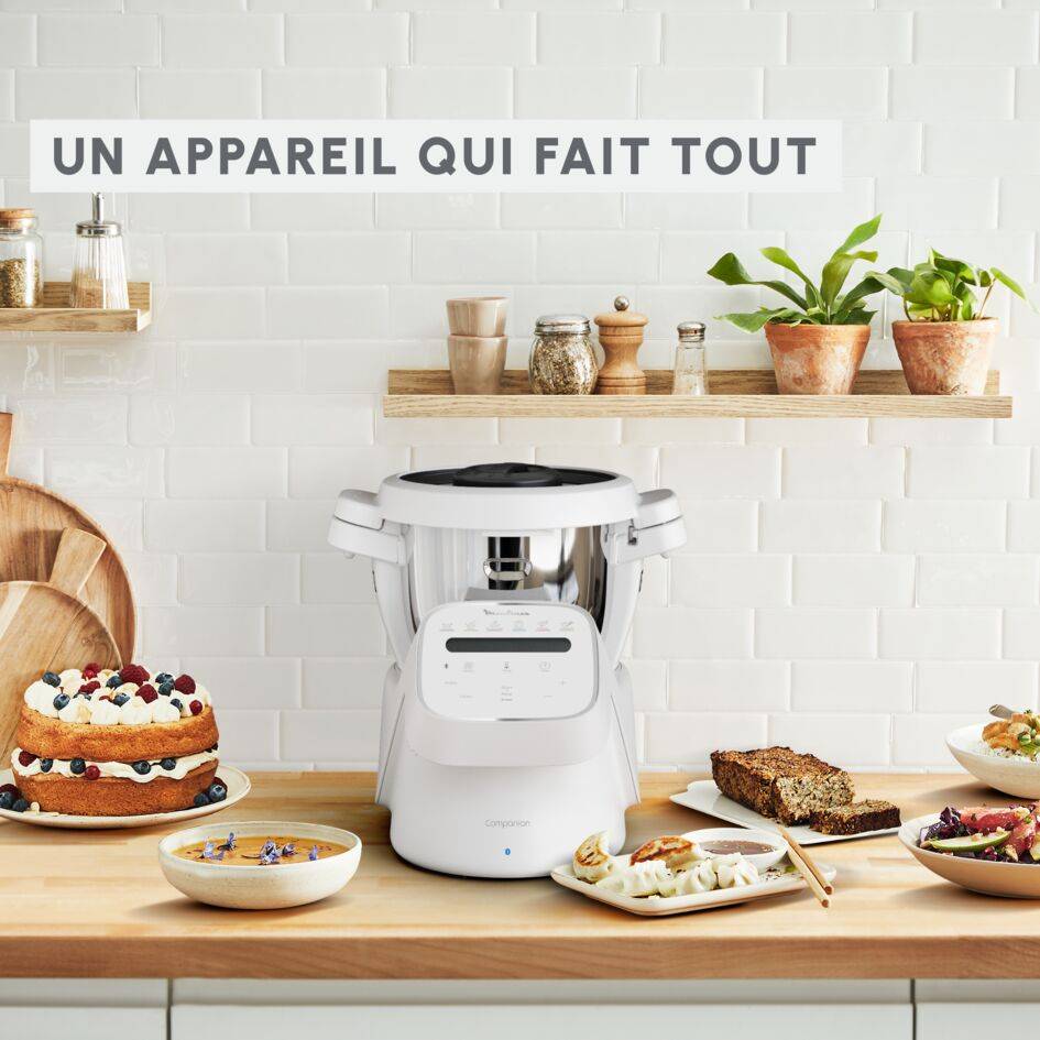 i-Companion HF941AF0 Robot cuiseur - 12 programmes automatiques - 6 accessoires