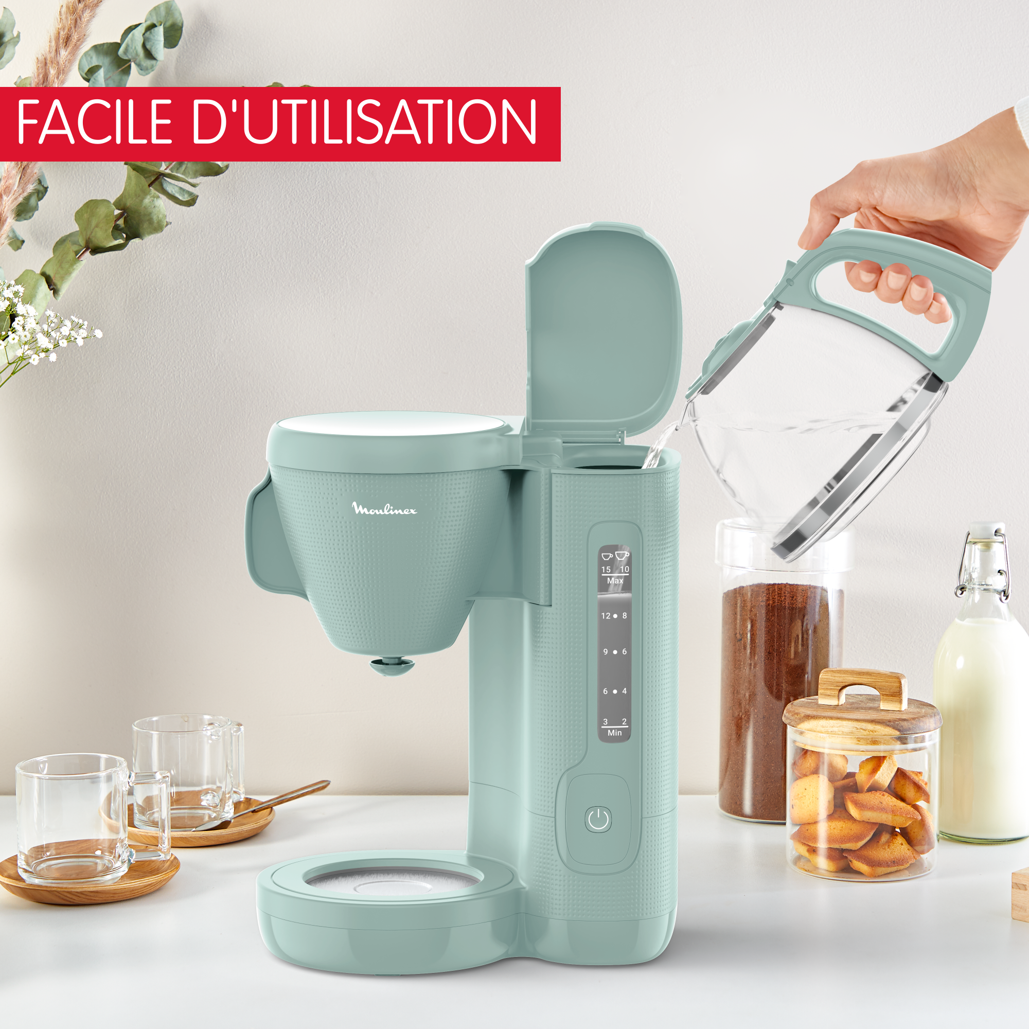 Morning FG2M1310 Cafetière à filtre - 15 tasses