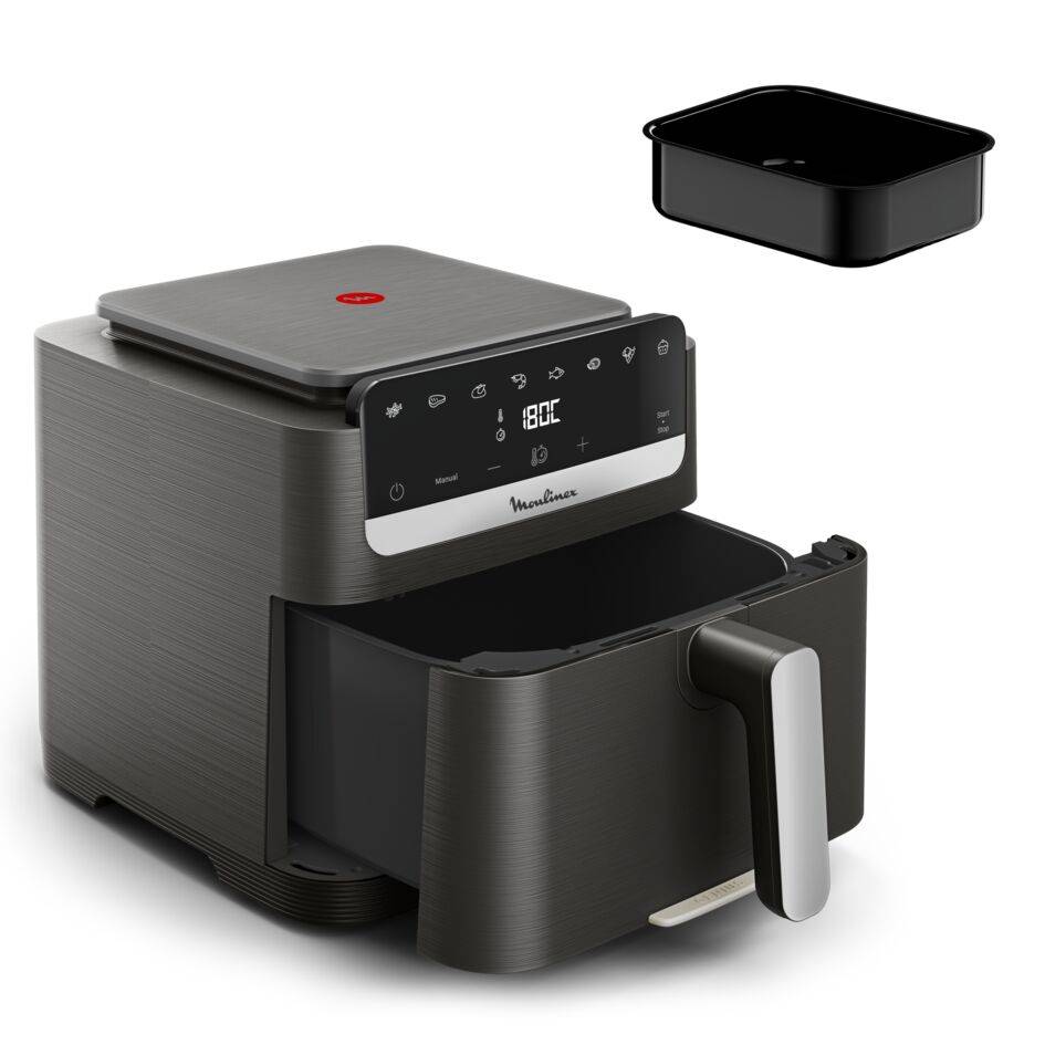 Easy Fry Mega Compact, Air fryer, XL 7.5L capacity, Detachable front
