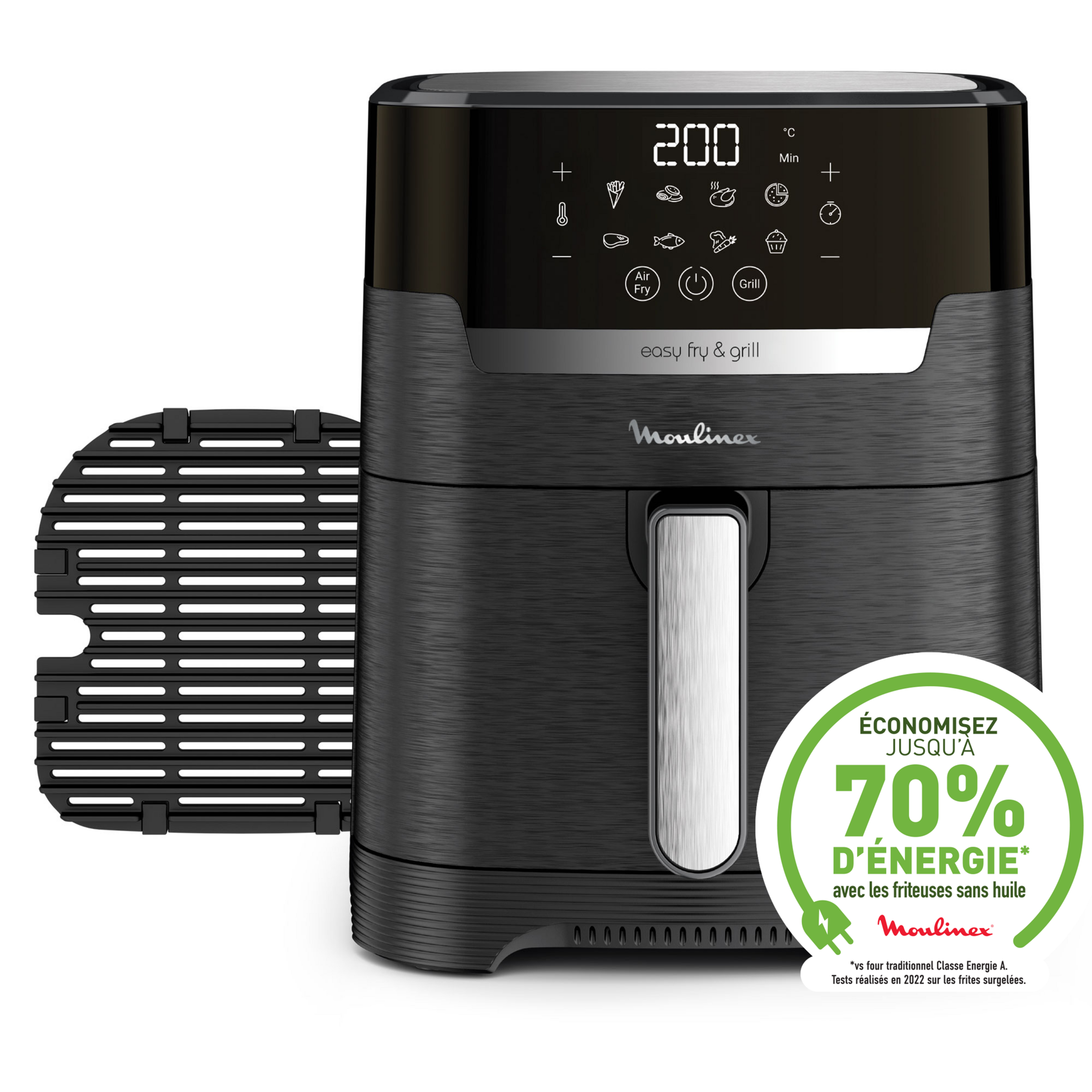 Easy Fry & Grill EZ505810 Air fryer - 8 programmes - 4,6L