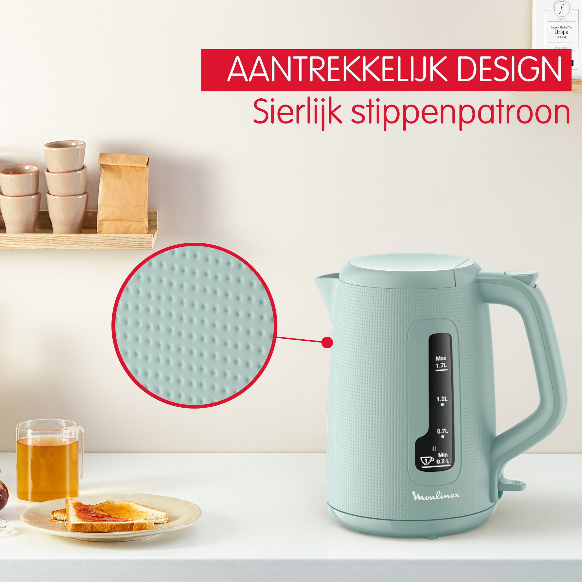 Morning BY2M1310 Waterkoker - 1,7L