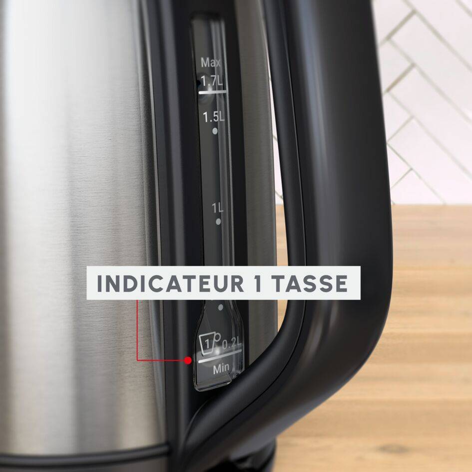 Subito, Bouilloire électrique, Indicateur 1 tasse, Ouverture à une main