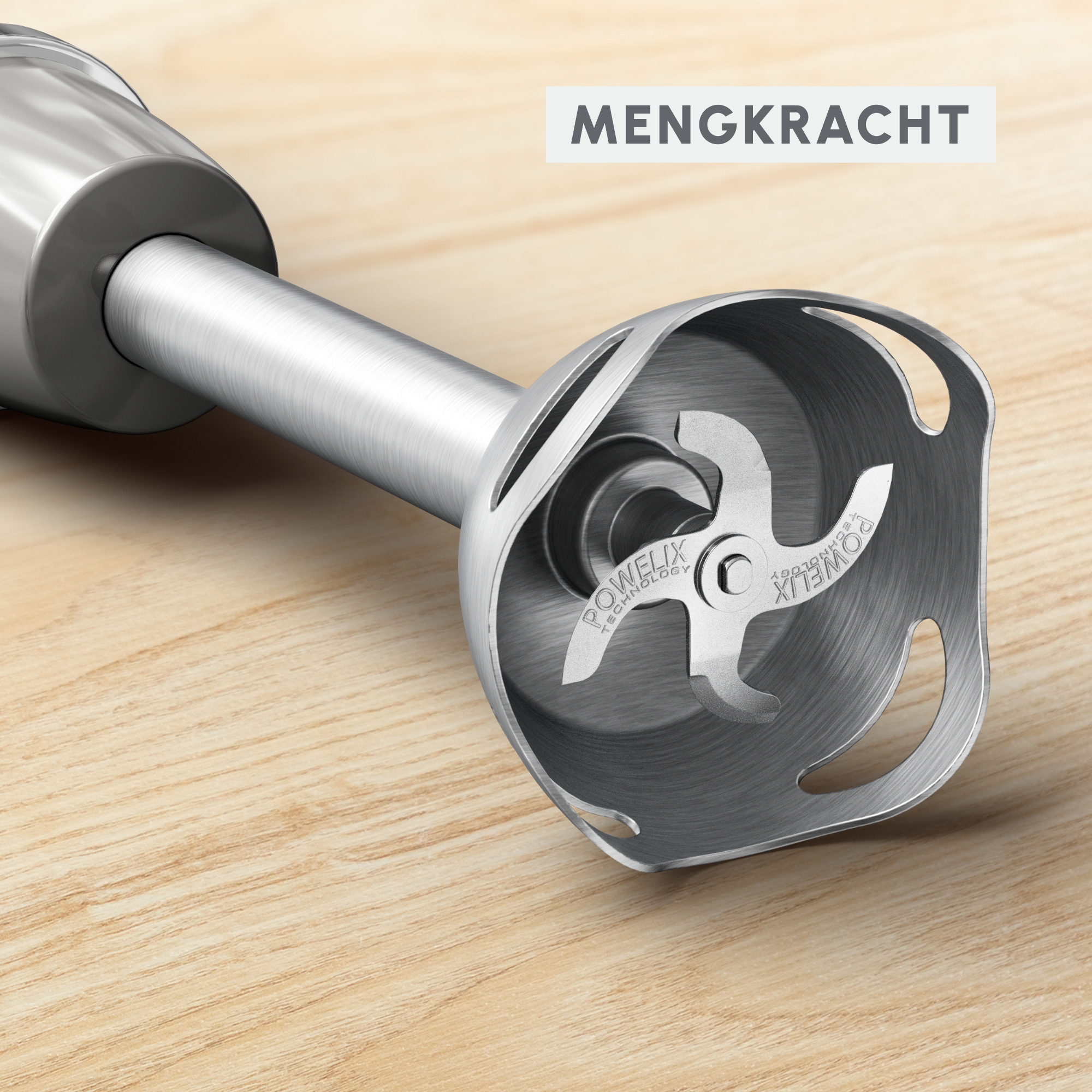 Moulinex Quickchef+ staafmixer, Powelix Blades-technologie voor snel mixen