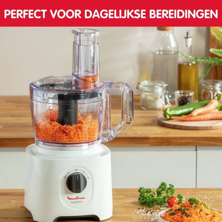 EasyForce FP244110 Foodprocessor - 700W - 5 accessoires - 3 snelheden