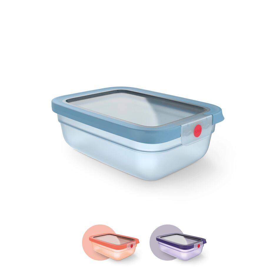 OneClick N1230210 Set van 3 bewaardozen - 0,5L / 1,2L / 2,3L  