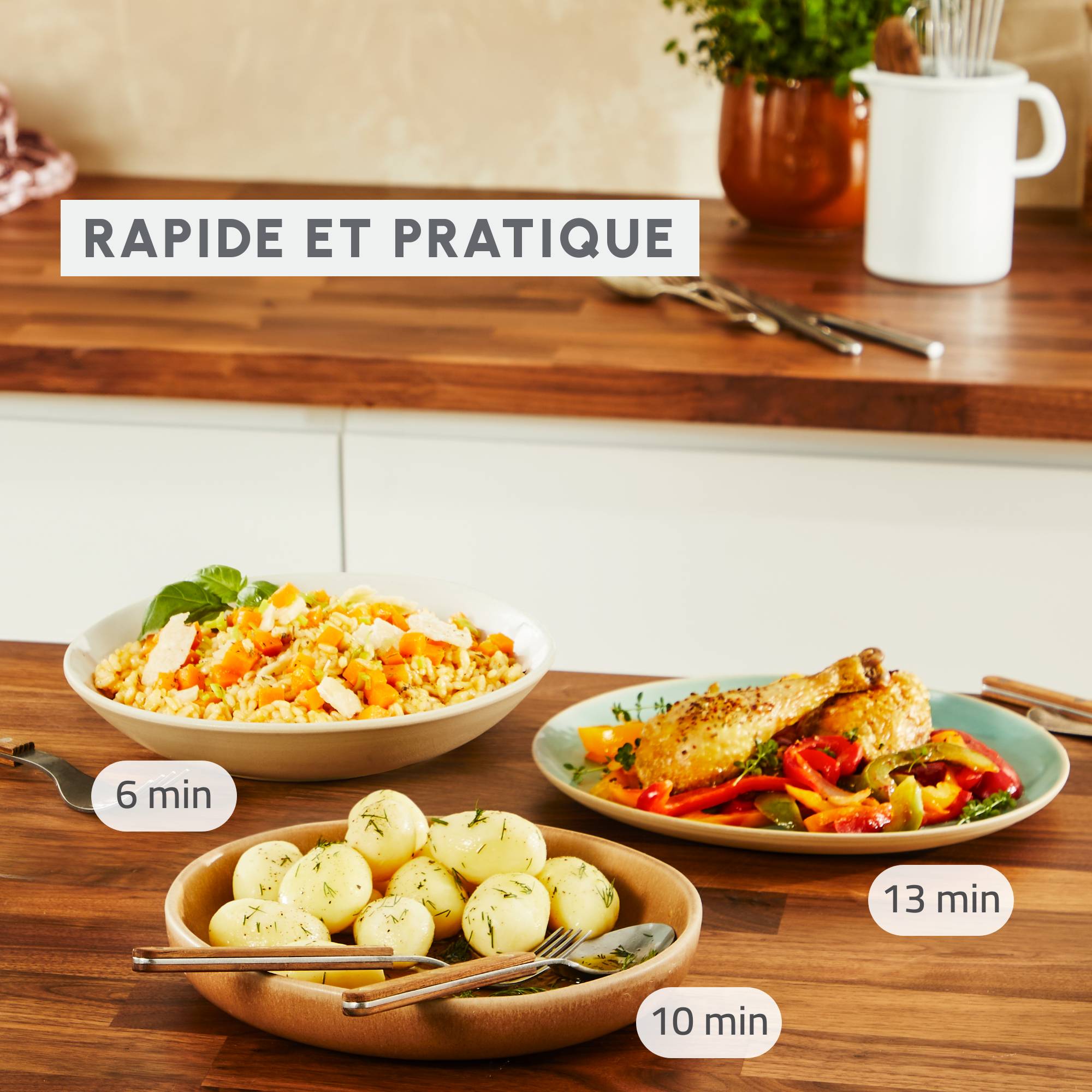 Cookeo Mini Eco-design CE88E310 Multicuiseur intelligent haute pression - 6 programmes - 150 recettes