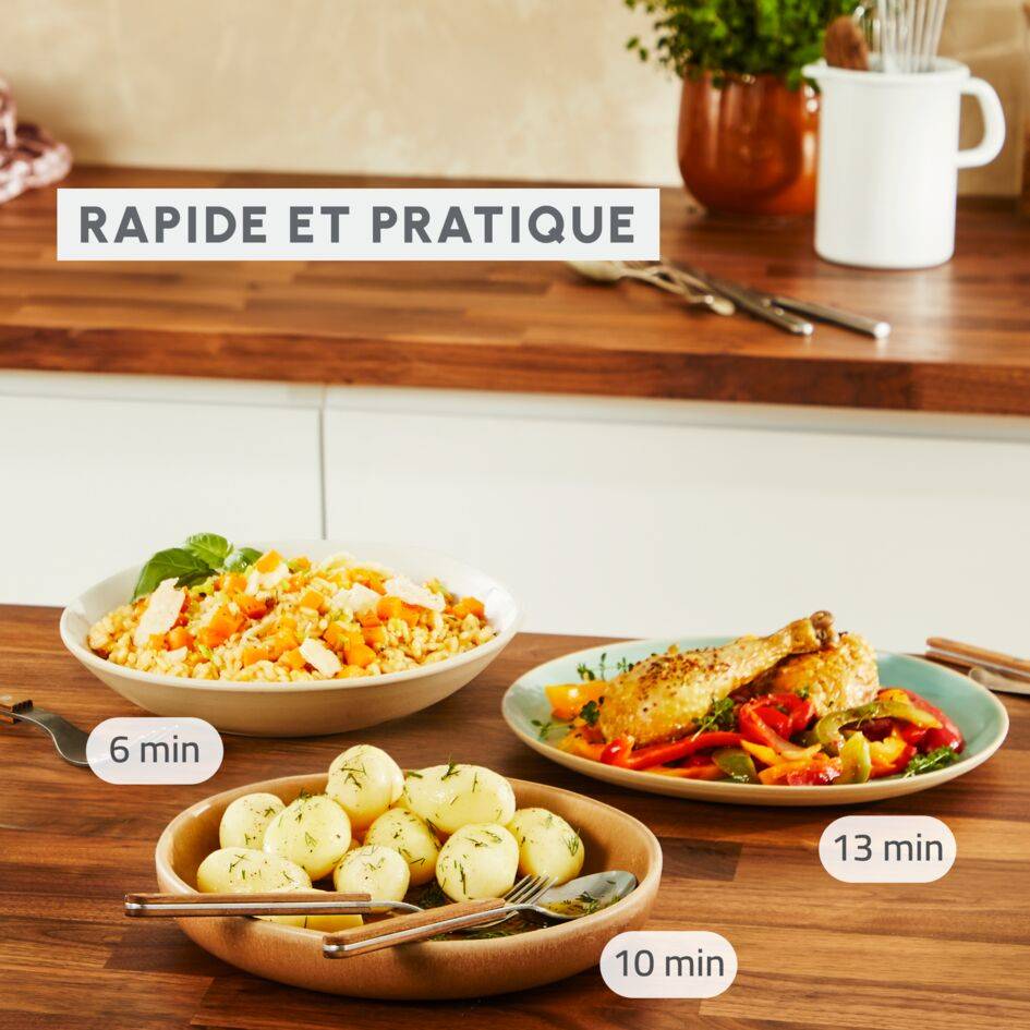 Cookeo Mini CE88E310 Multicuiseur intelligent haute pression - 6 programmes - 150 recettes