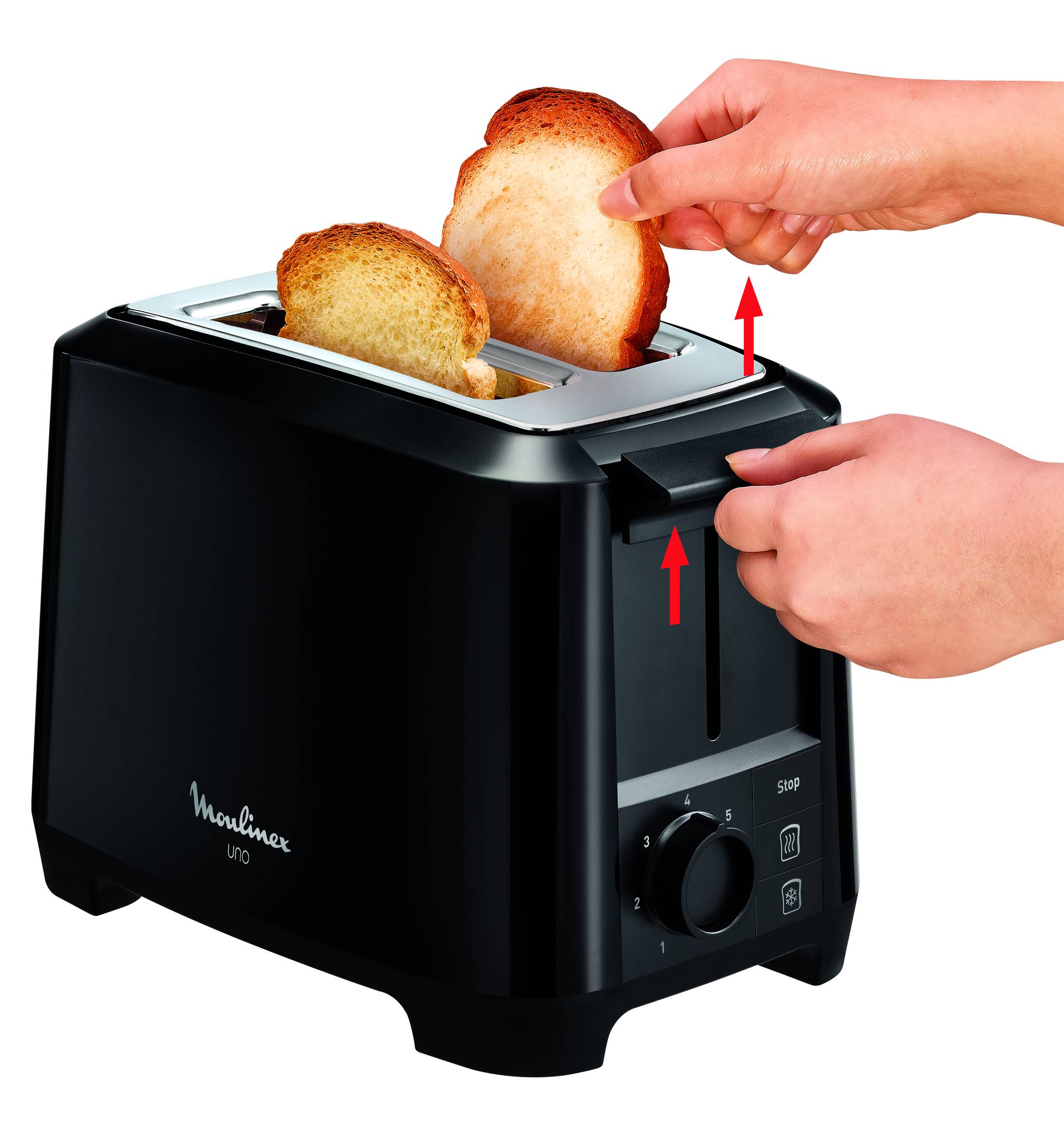 UNO TOASTER 2S ZWART