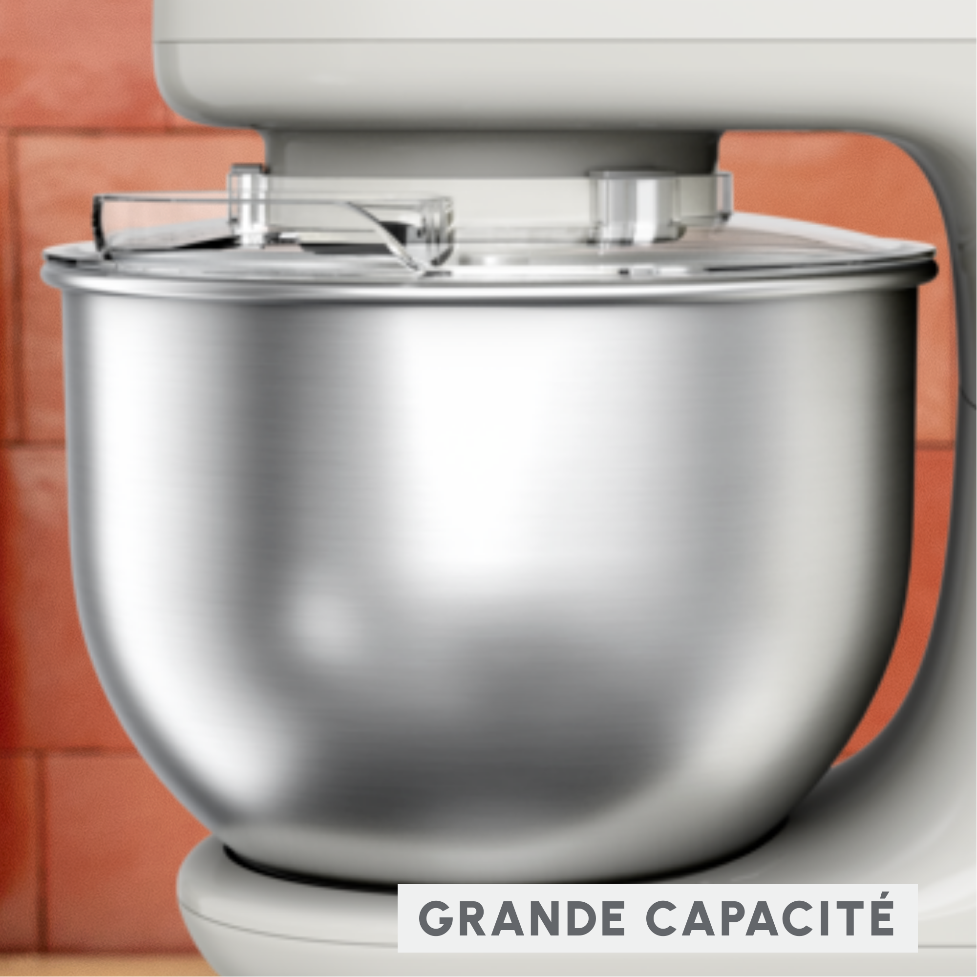 Bake Essential QA160110 Robot pâtissier - 800W - kit de pâtisserie - 4.8 L - 6 vitesses