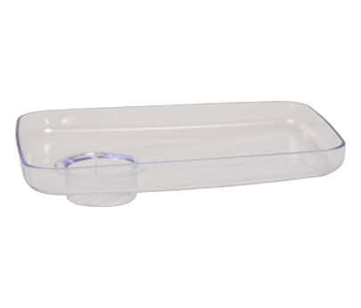 Kunststof dienblad transparant SS-193511