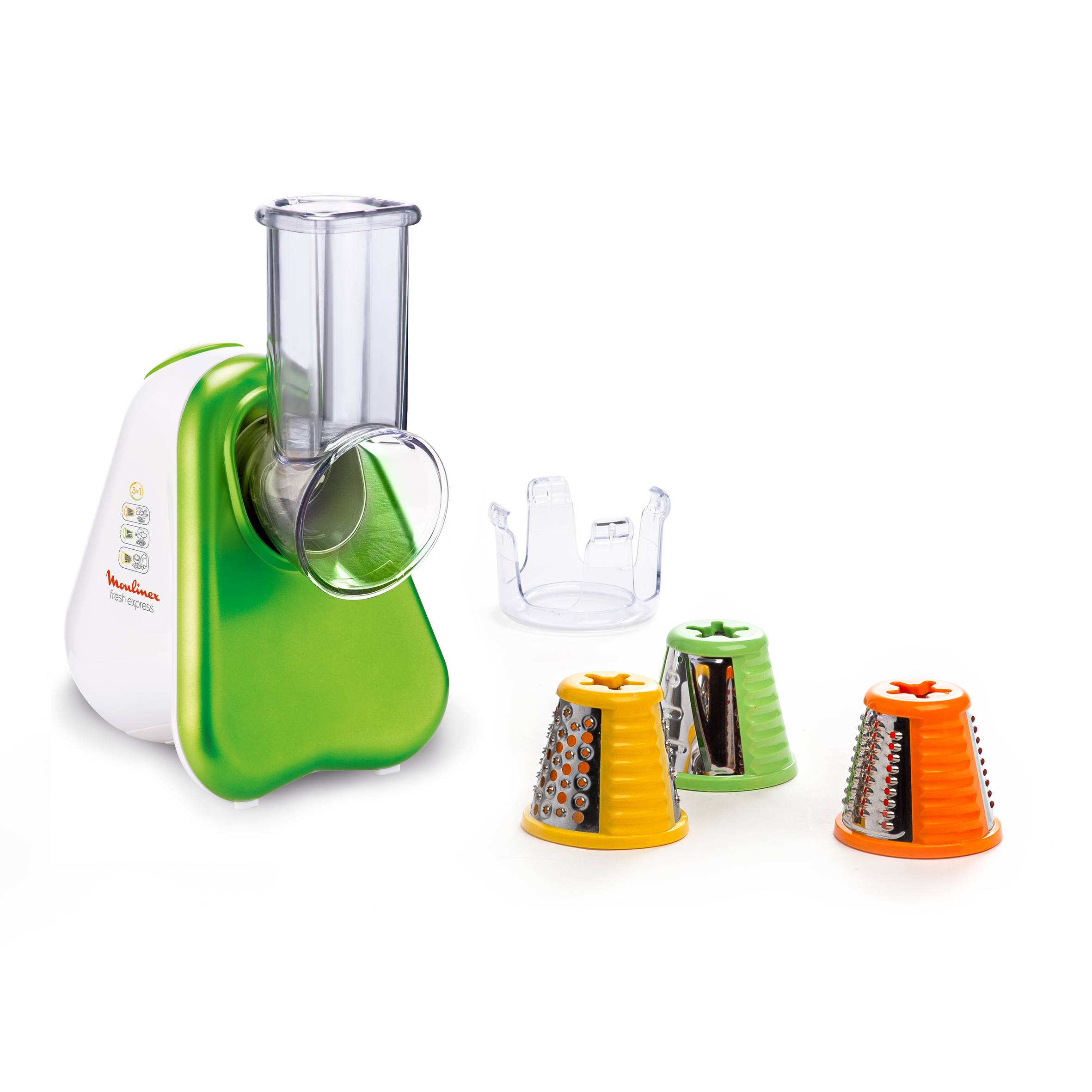 Fresh Express DJ753315 Coupe-légumes - 200W - 3 accessoires