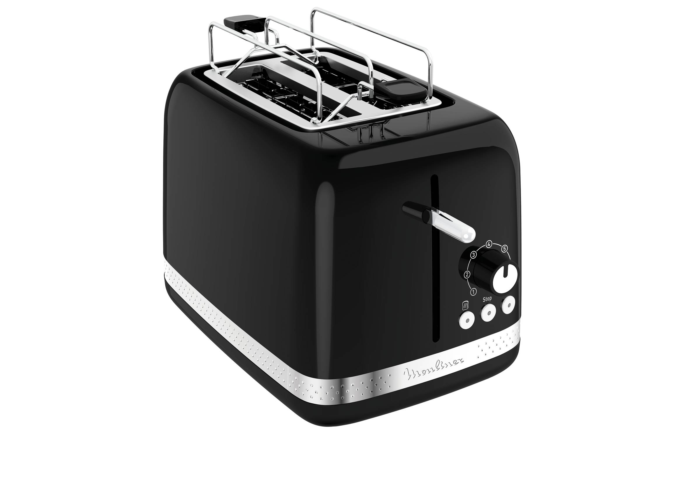 GRILLE-PAIN SOLEIL NOIR À 2 FENTES LT301810