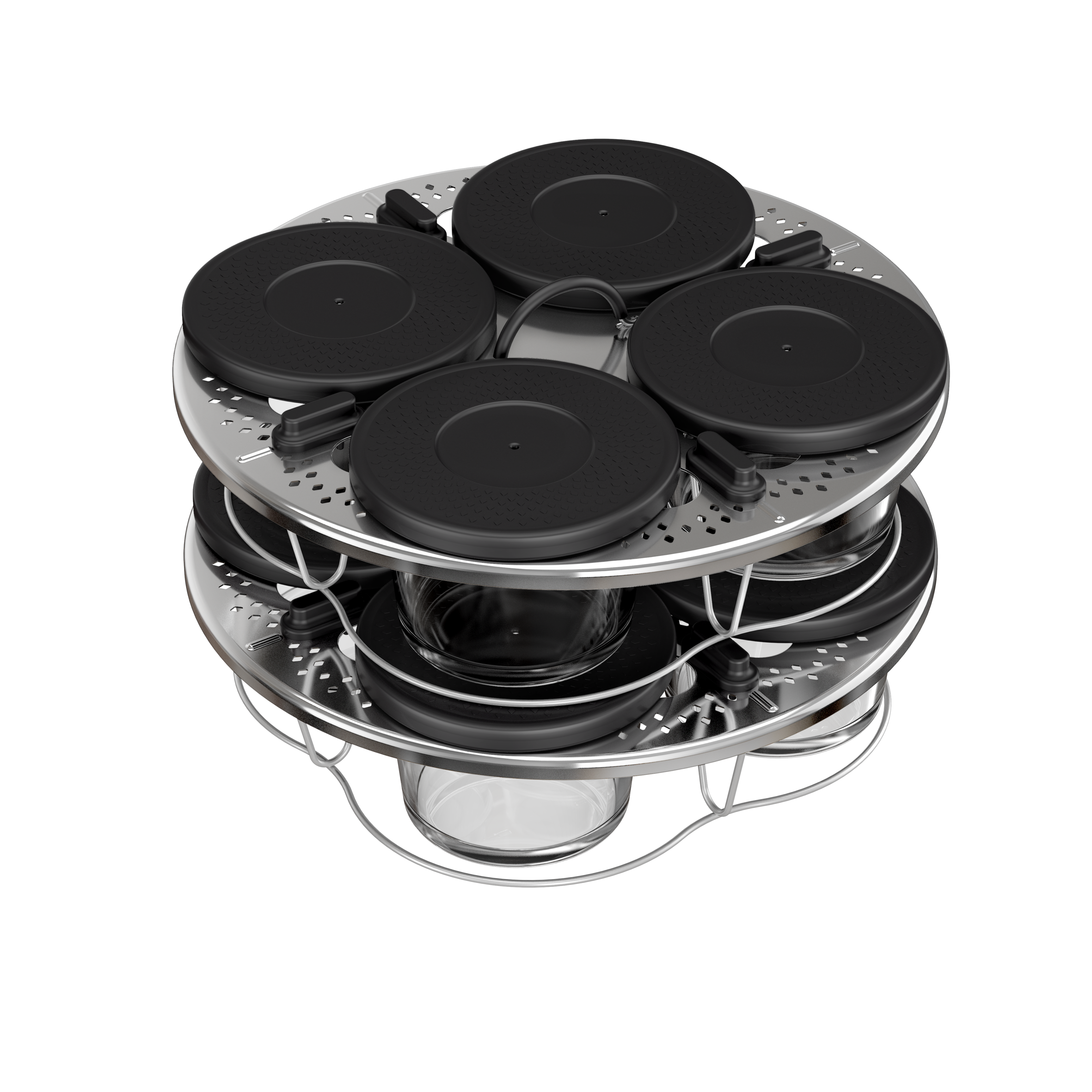 Cookeo XA6140E0 Set van 8 stapelbare Cookeo-glaasjes