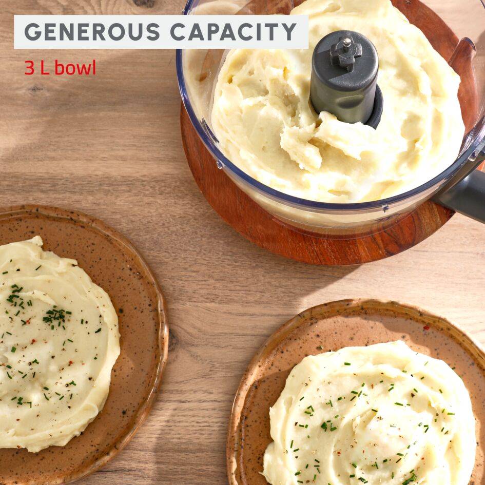 DoubleForce FP827E10 Robot multifonction - 1.000W - 10 accessoires - 6 vitesses