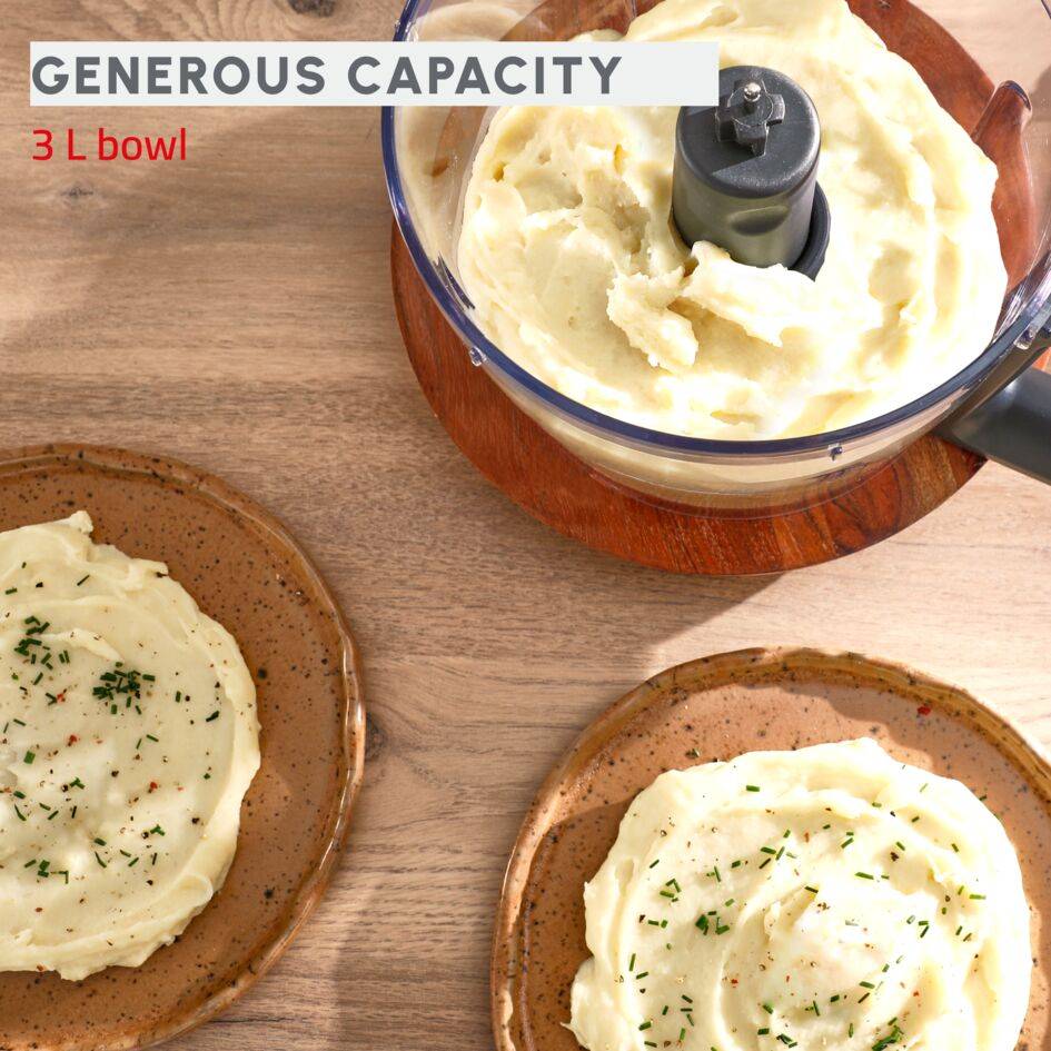 DoubleForce FP827E10 Robot multifonction - 1.000W - 10 accessoires - 6 vitesses