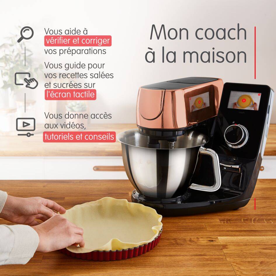 Robot pâtissier i-Coach Touch Terracotta