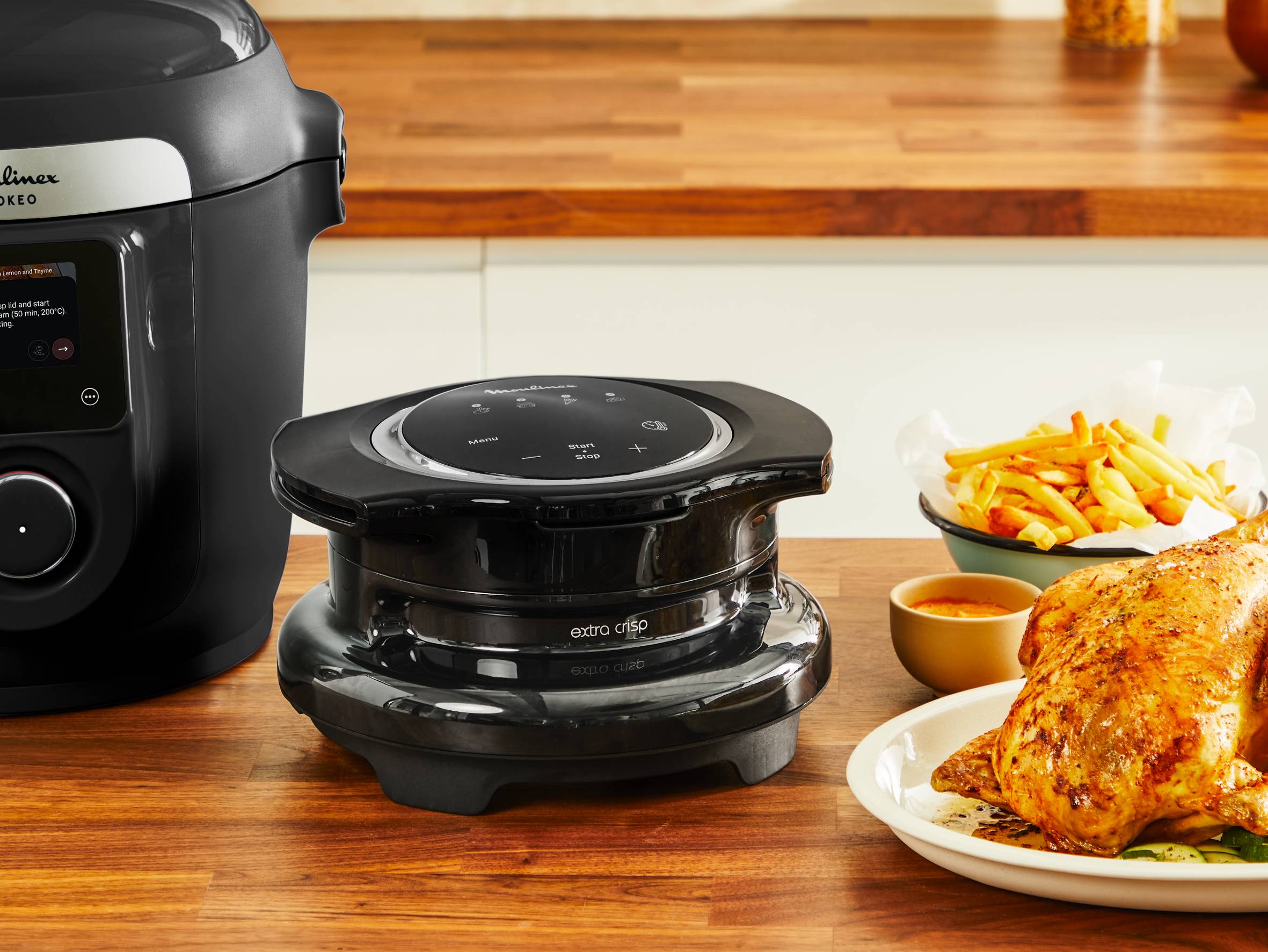 Moulinex Cookeo Wi-Fi 6L + Extra Crisp - Multicuiseur 10-en-1 Avec Air Fryer