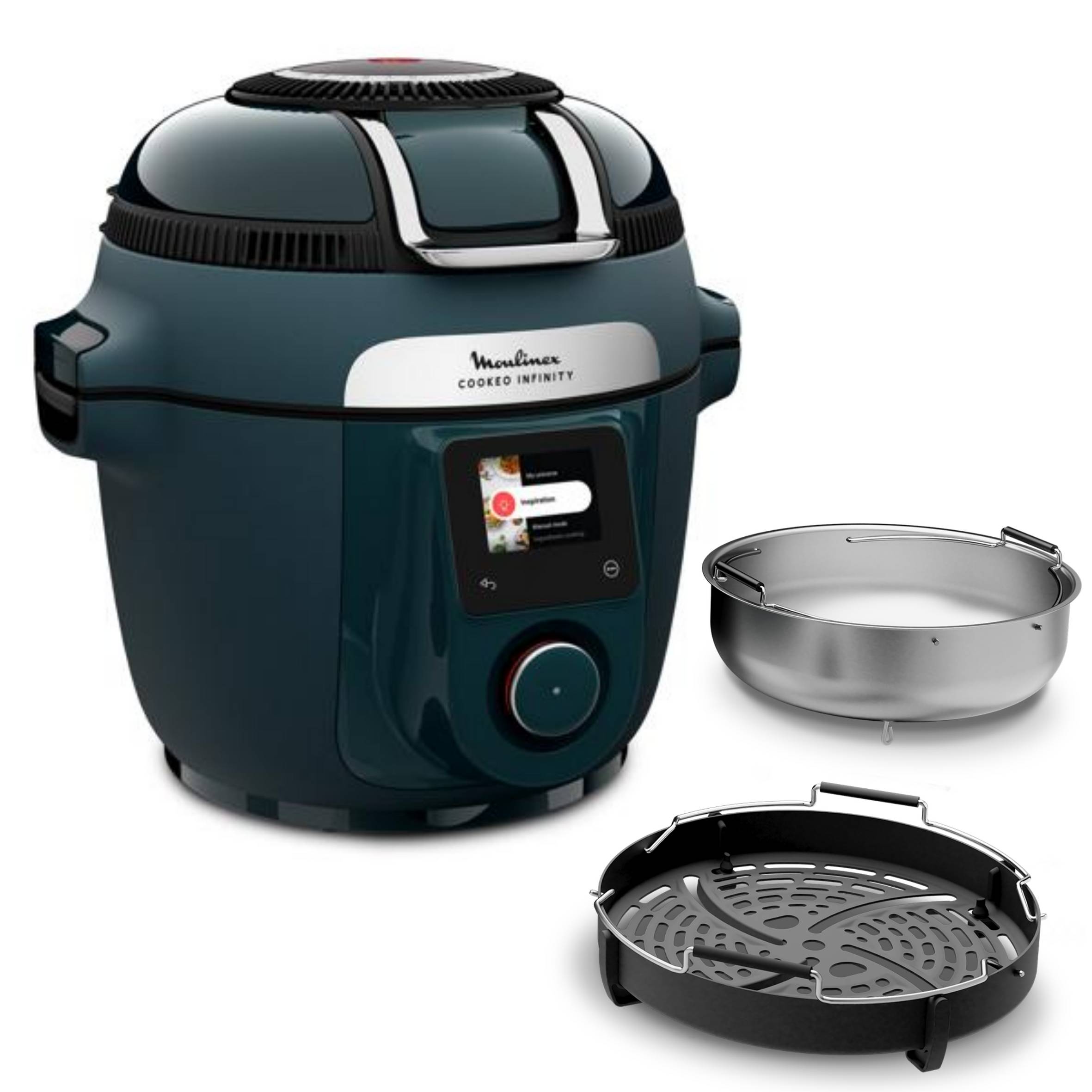 Cookeo Infinity CE97GUF0 Intelligente hogedruk multicooker + air fryer - 17 programma's - Oneindig aantal recepten - Geconnecteerd