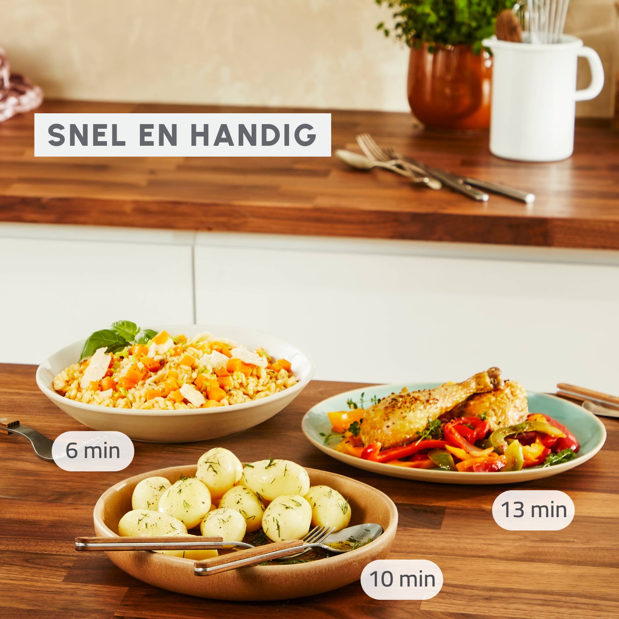 Cookeo Mini Eco-design CE88E310 Intelligente hogedruk multicooker - 6 programma's - 150 recepten