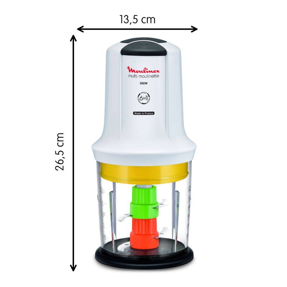 Multimoulinette XXL AT723110 Hakmolen - 500W - 6 functies