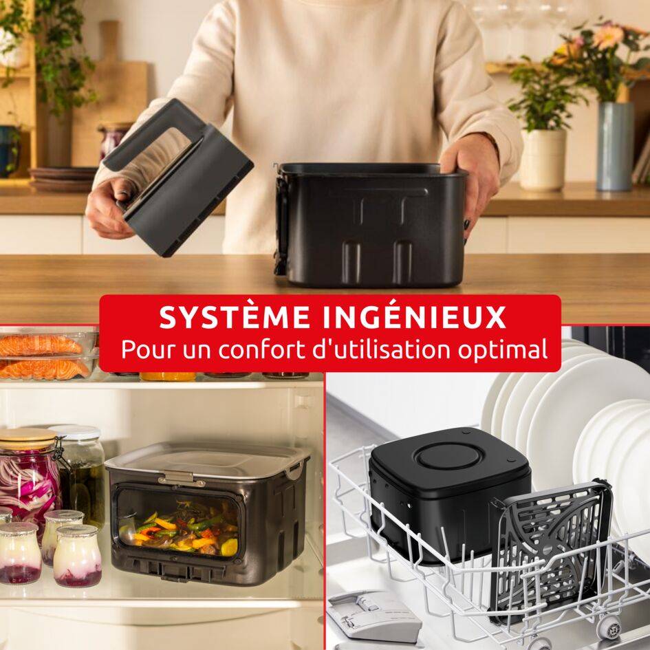 Easy Fry Silence XXL EZ846HF0 Air fryer - 10 programmes - 7L - Technologie Silencieuse