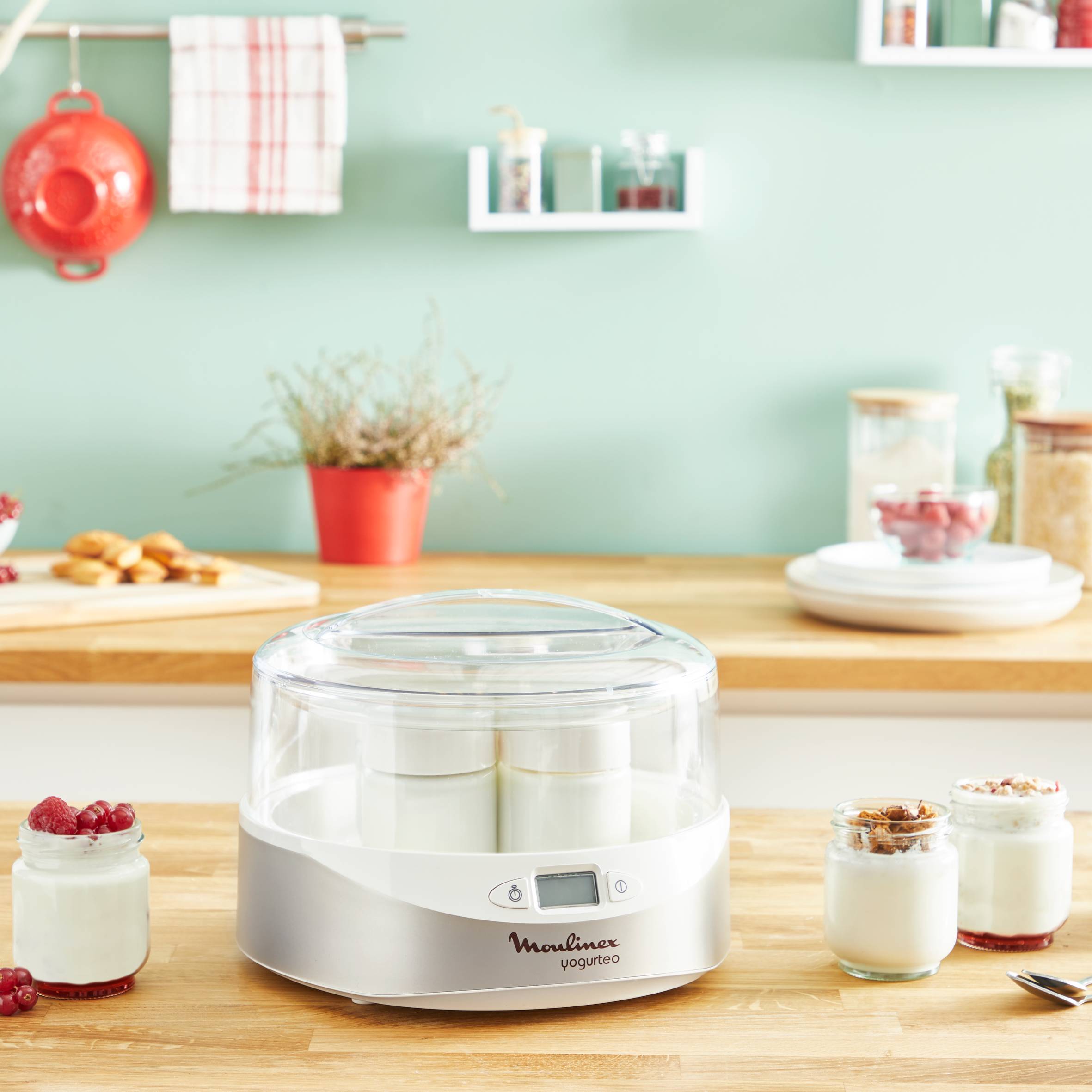 Yogurteo YG231E32 Yaourtière - 7 pots en verre
