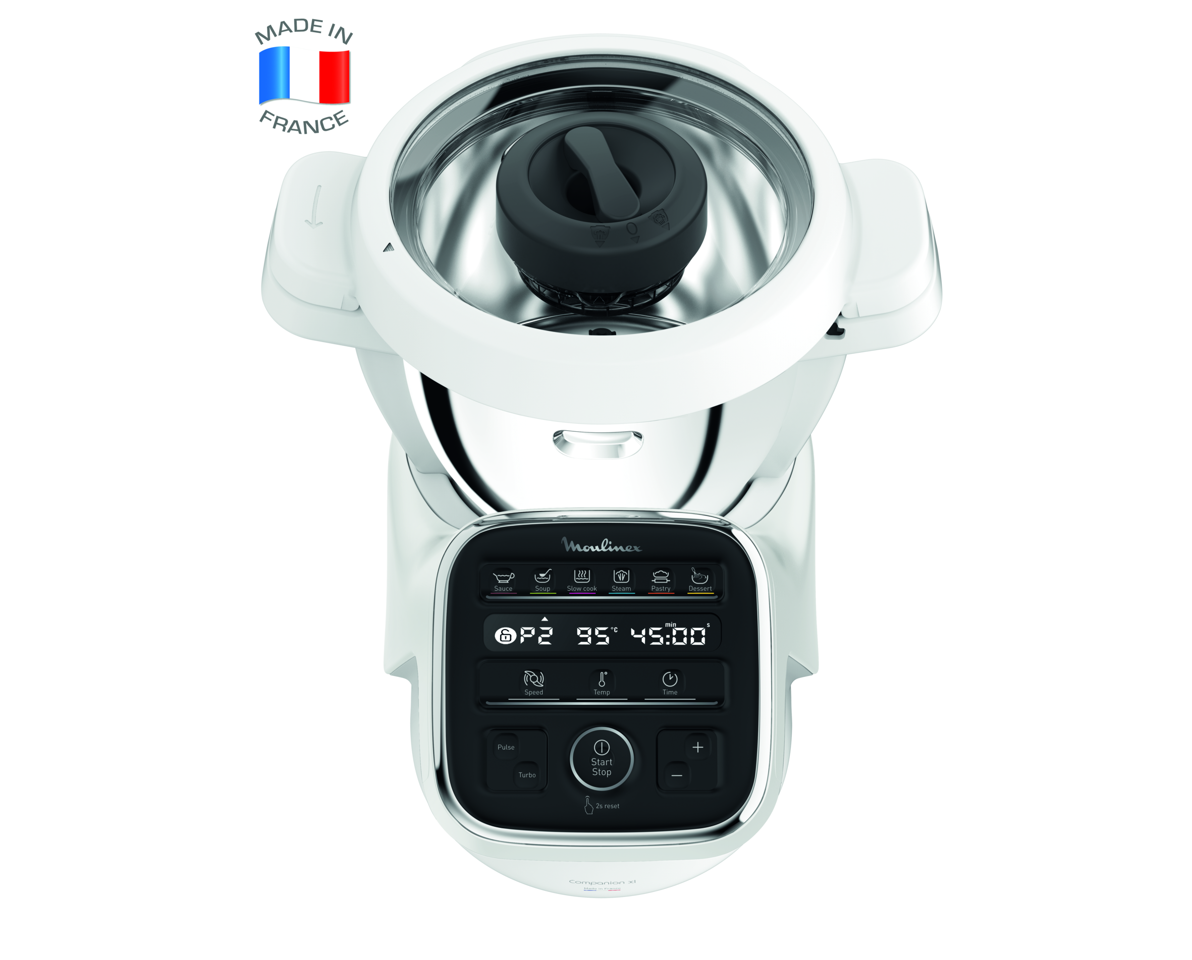 Companion XL YY4968FG Robot cuiseur - 12 programmes - 6 accessoires - livre de recettes