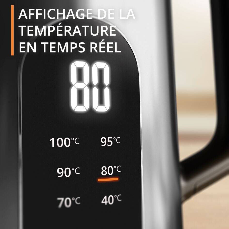 Selection BW871DF0 Bouilloire électrique - 6&nbsp;températures - 1,7L