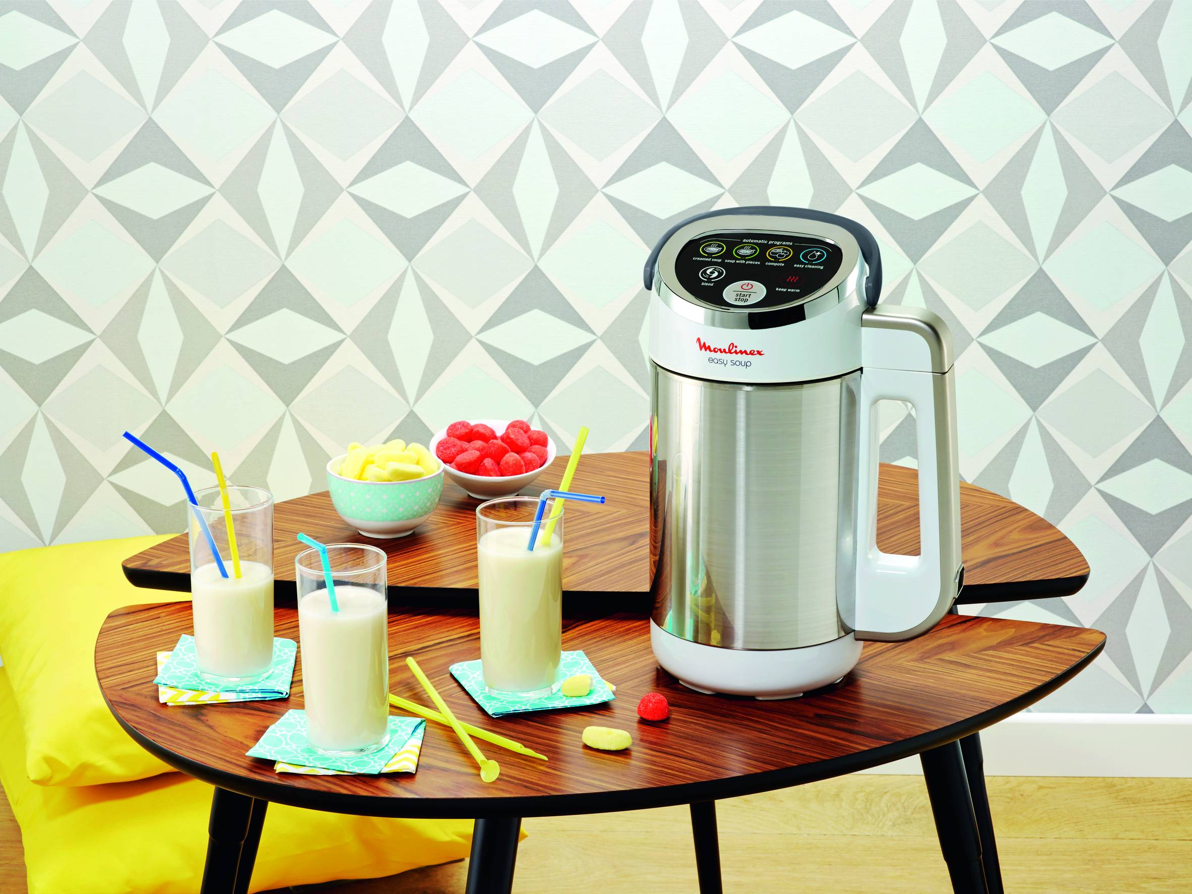 Easy Soup LM841B10 Blender chauffant - 1.000W - 5 programmes - 1,2L