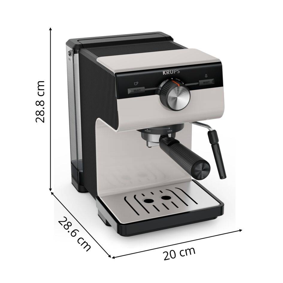 Authentic Gris XP381B Machine à espresso manuelle
