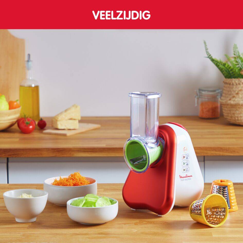 Fresh Express DJ753510 Groentesnijder - 150W- 3 accessoires