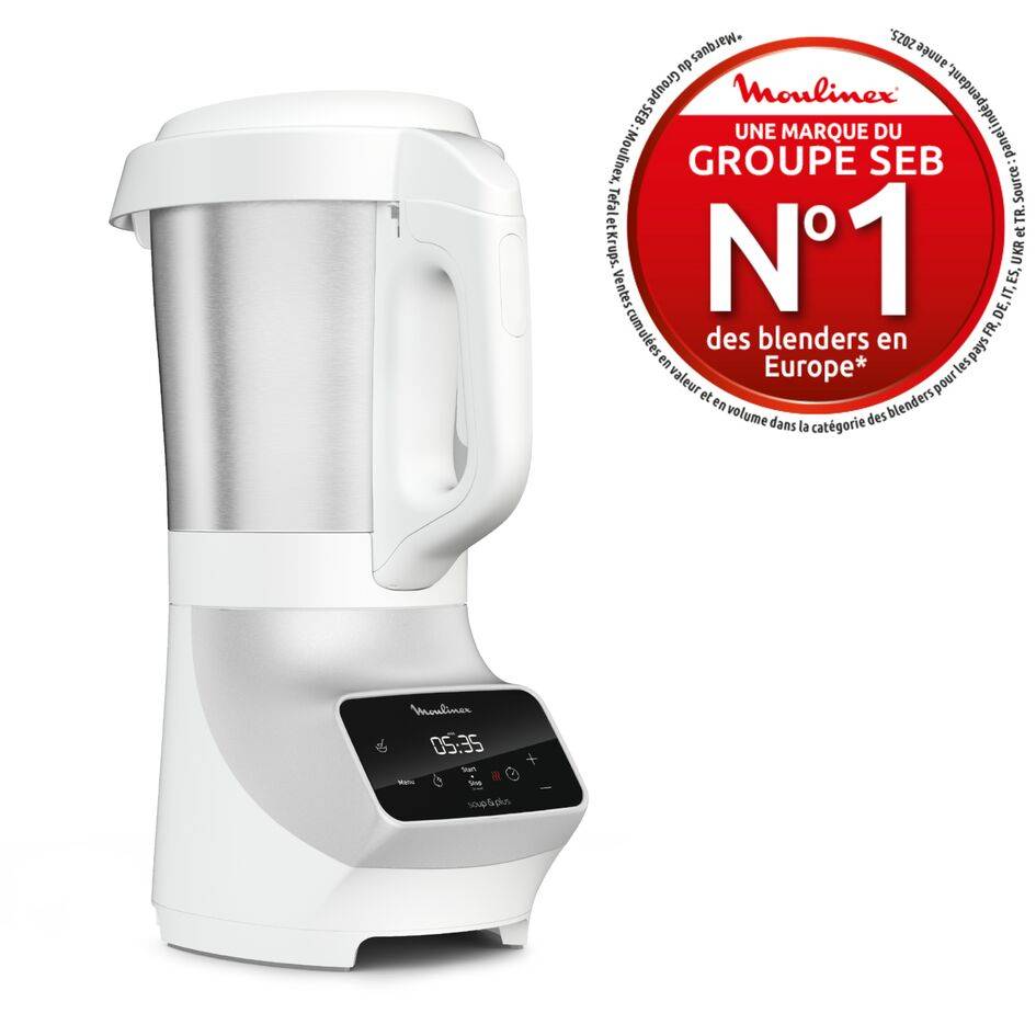 Soup & Plus LM926B00 Blender chauffant - 1.100W - 5 programmes - 2L