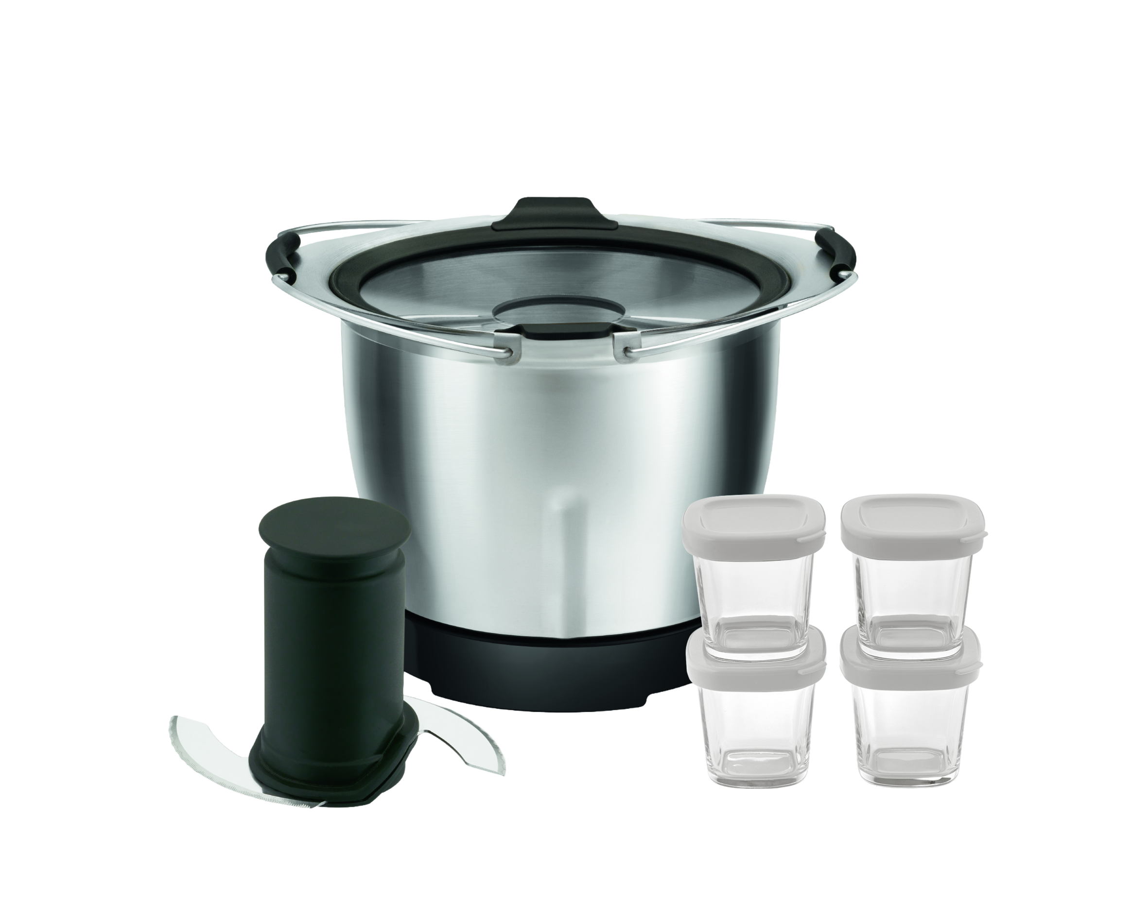 Mini bol hachoir Companion + 4 pots XF397EF0
