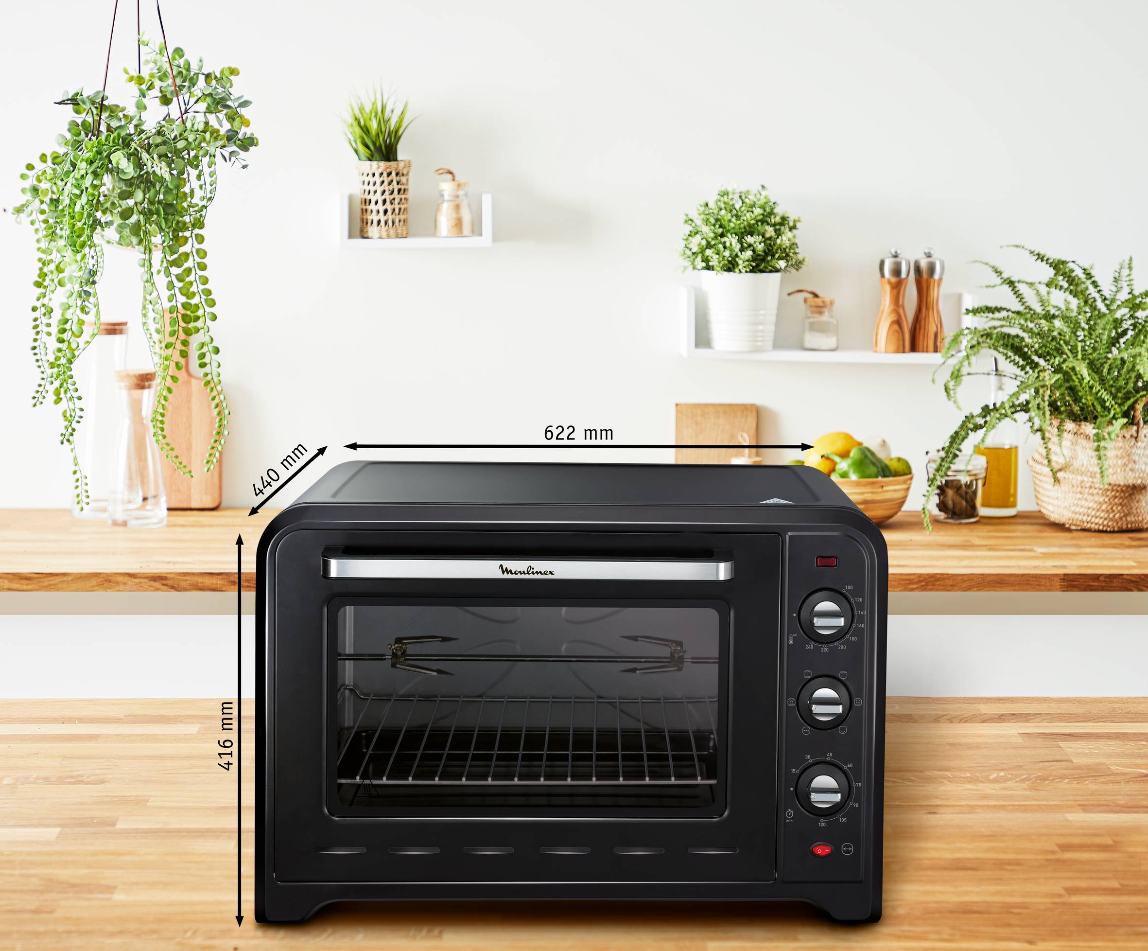 Optimo XL OX495810 Four - 60L - 7 modes de cuisson - 2.200W