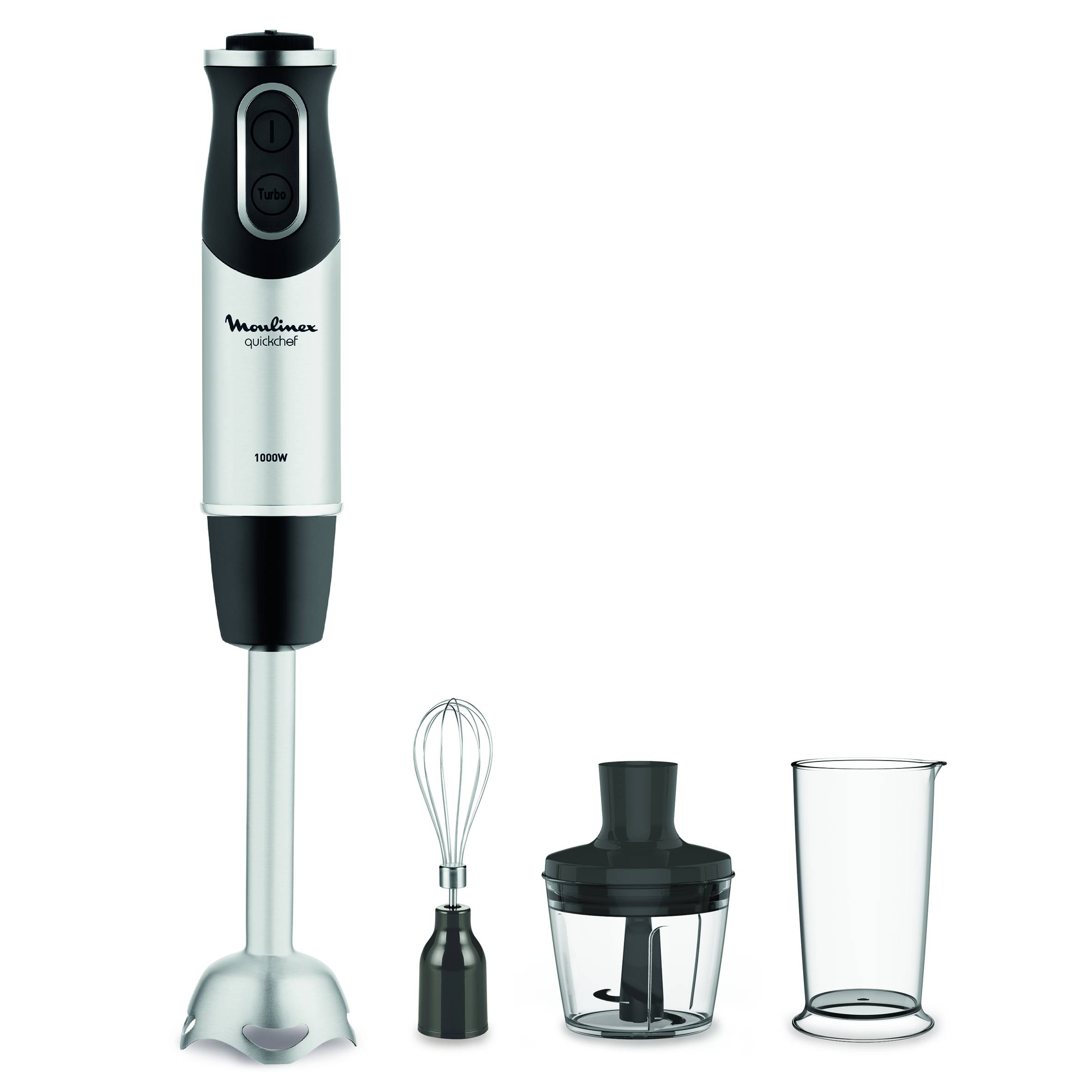 QuickChef DD655810 Mixeur plongeant - 1.000W - 4 accessoires