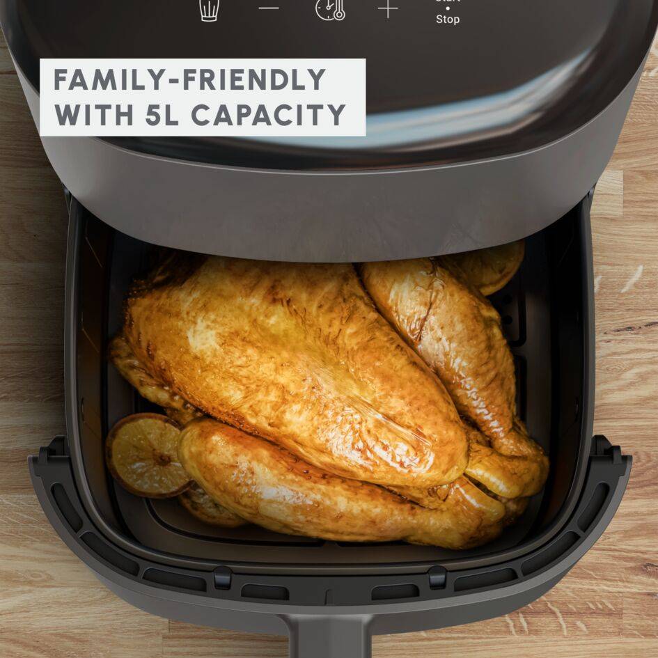 Easy Fry Max 5L Coal, Air fryer, Automatic Programs
