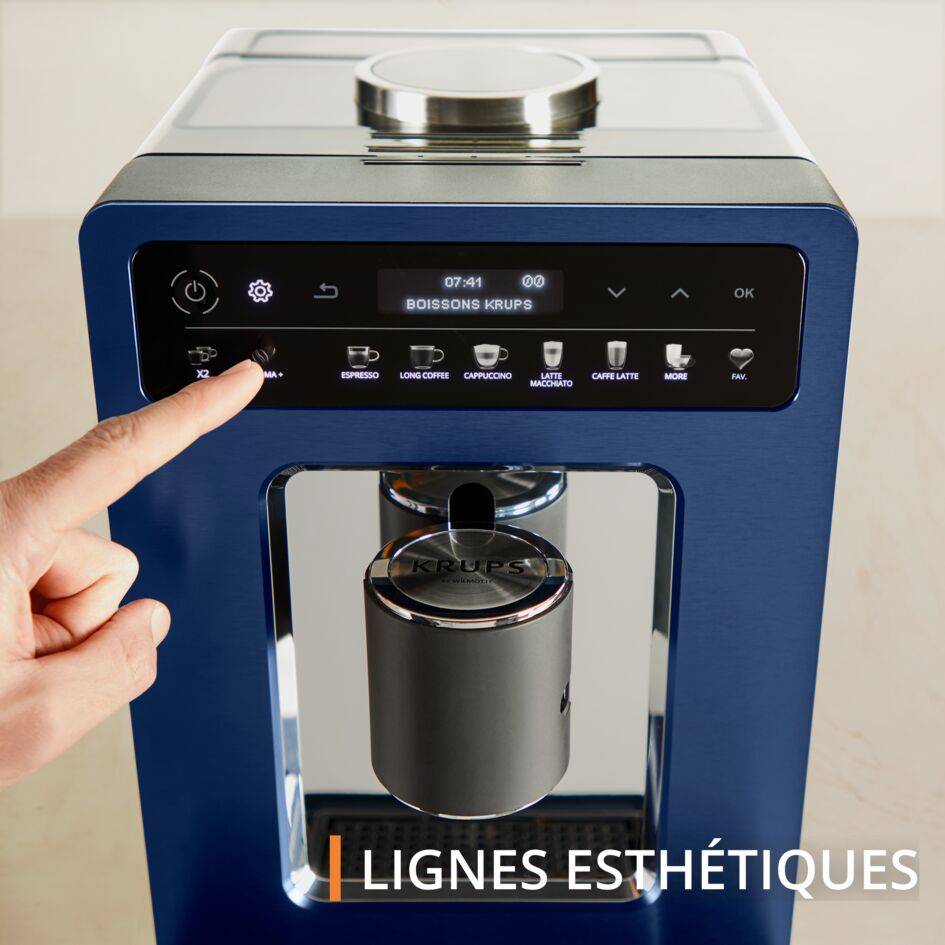 Evidence Wilmotte EA89W410 Machine à Espresso automatique à grains - 19 recettes de café - 2,3L