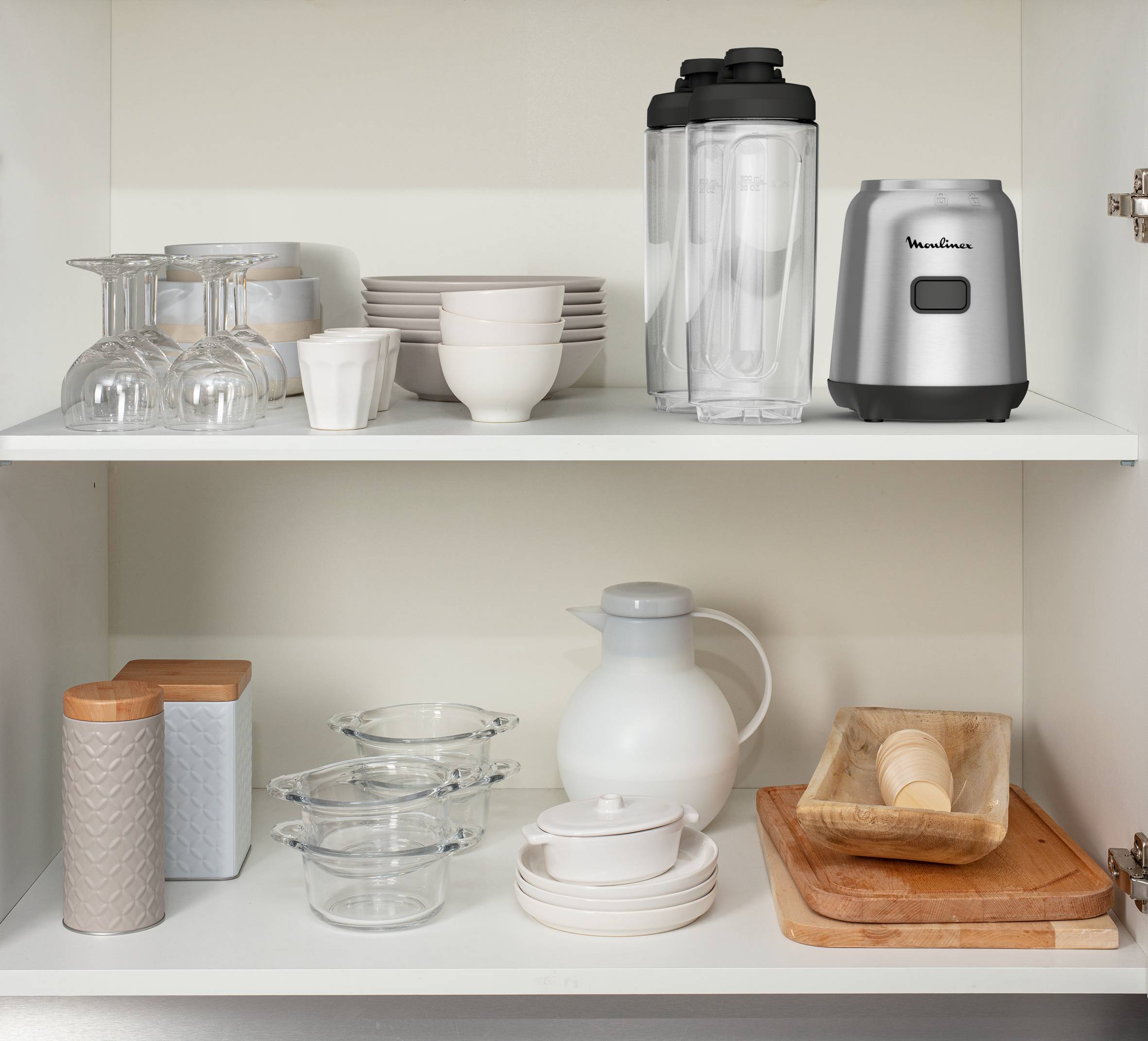 Mix & Move LM15FD10 Blender - 300W - 1 snelheid - 2 x 0,6L